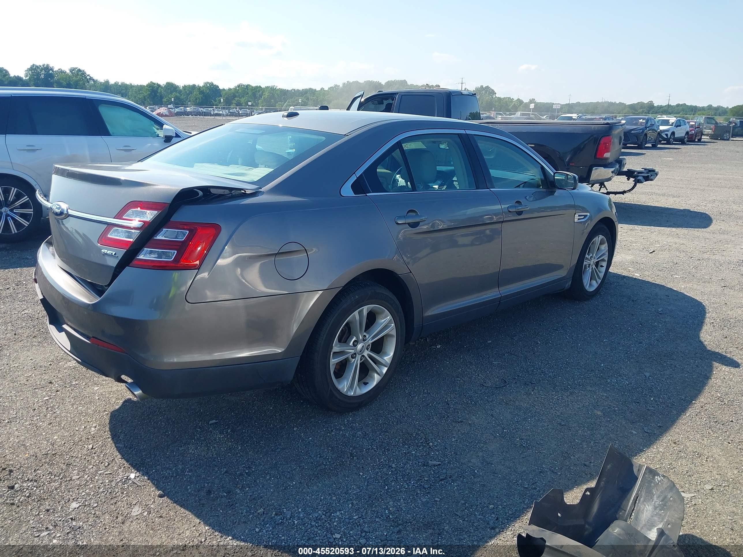 2013 Ford Taurus Sel Gray vin: 1FAHP2E85DG145093