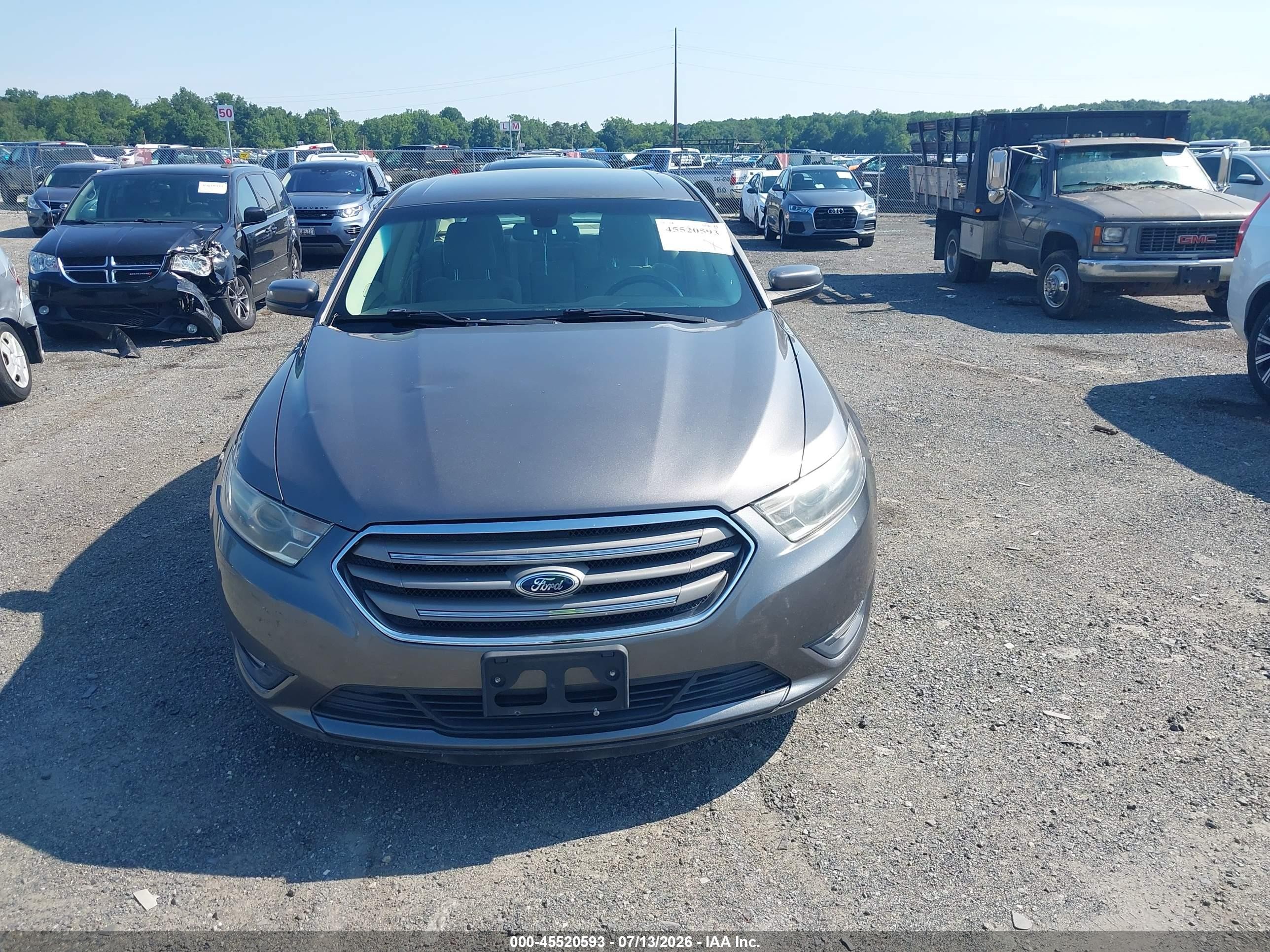 2013 Ford Taurus Sel Gray vin: 1FAHP2E85DG145093