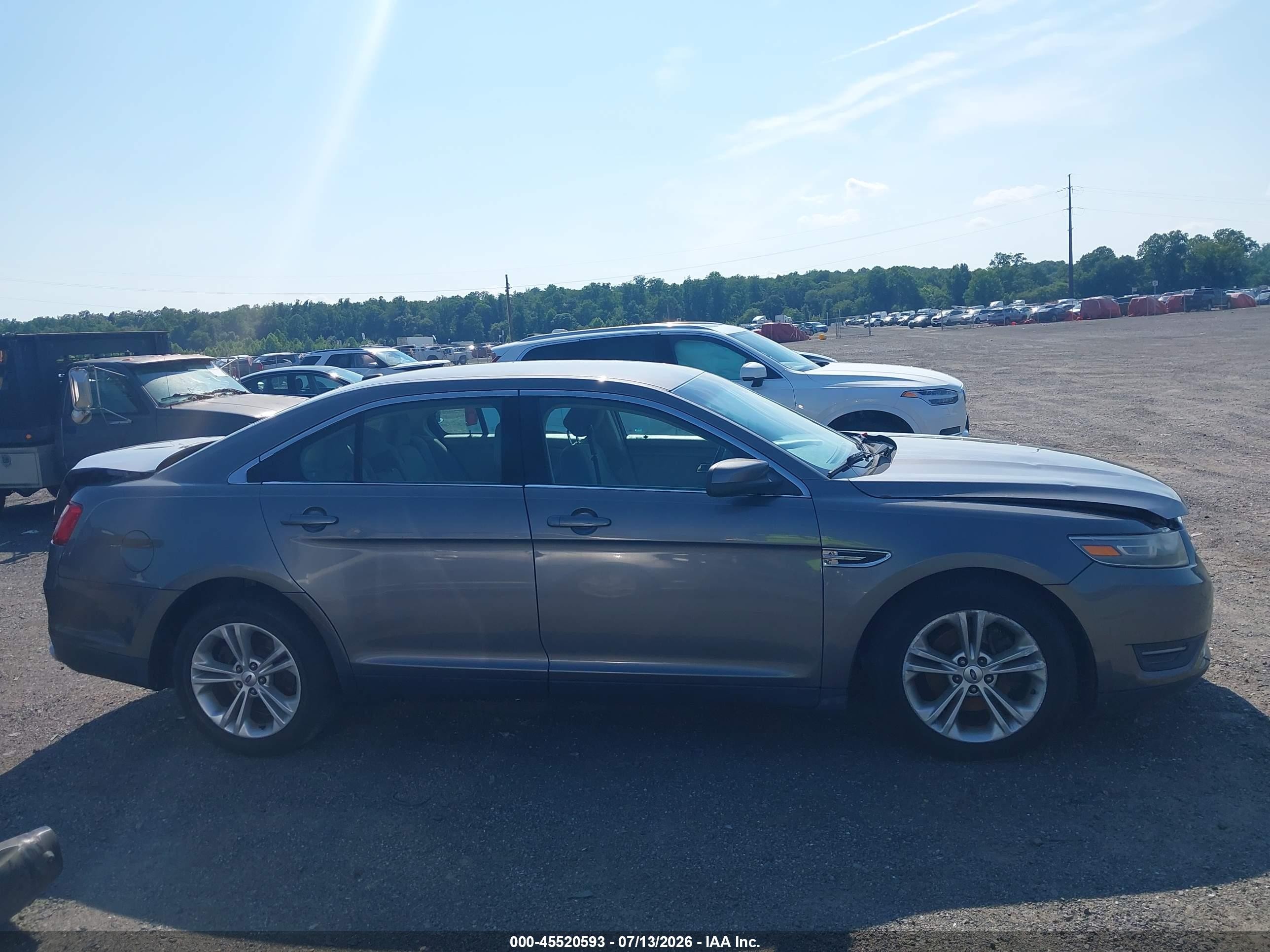 2013 Ford Taurus Sel Gray vin: 1FAHP2E85DG145093