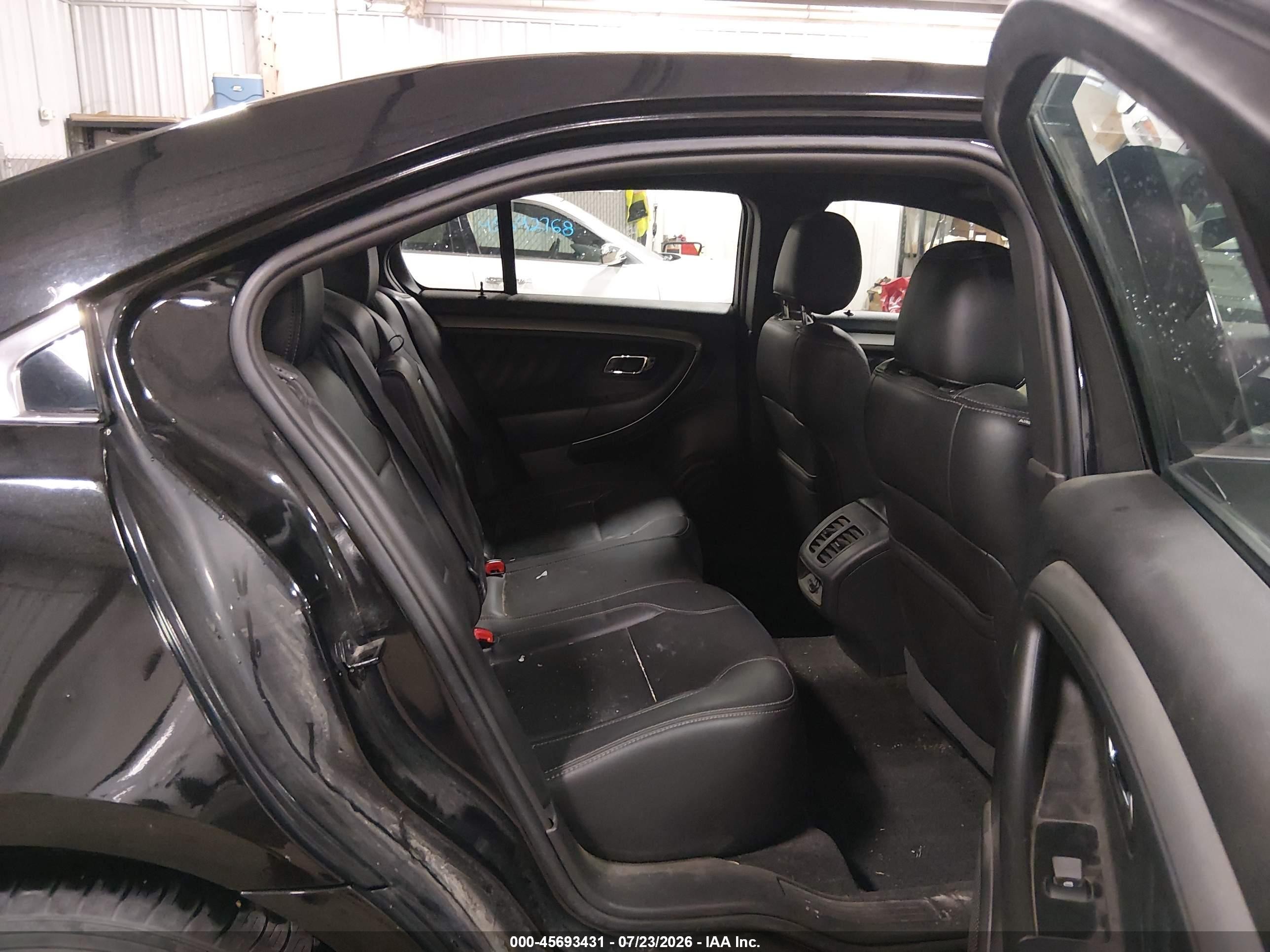 2013 Ford Taurus Sel Black vin: 1FAHP2E85DG154165