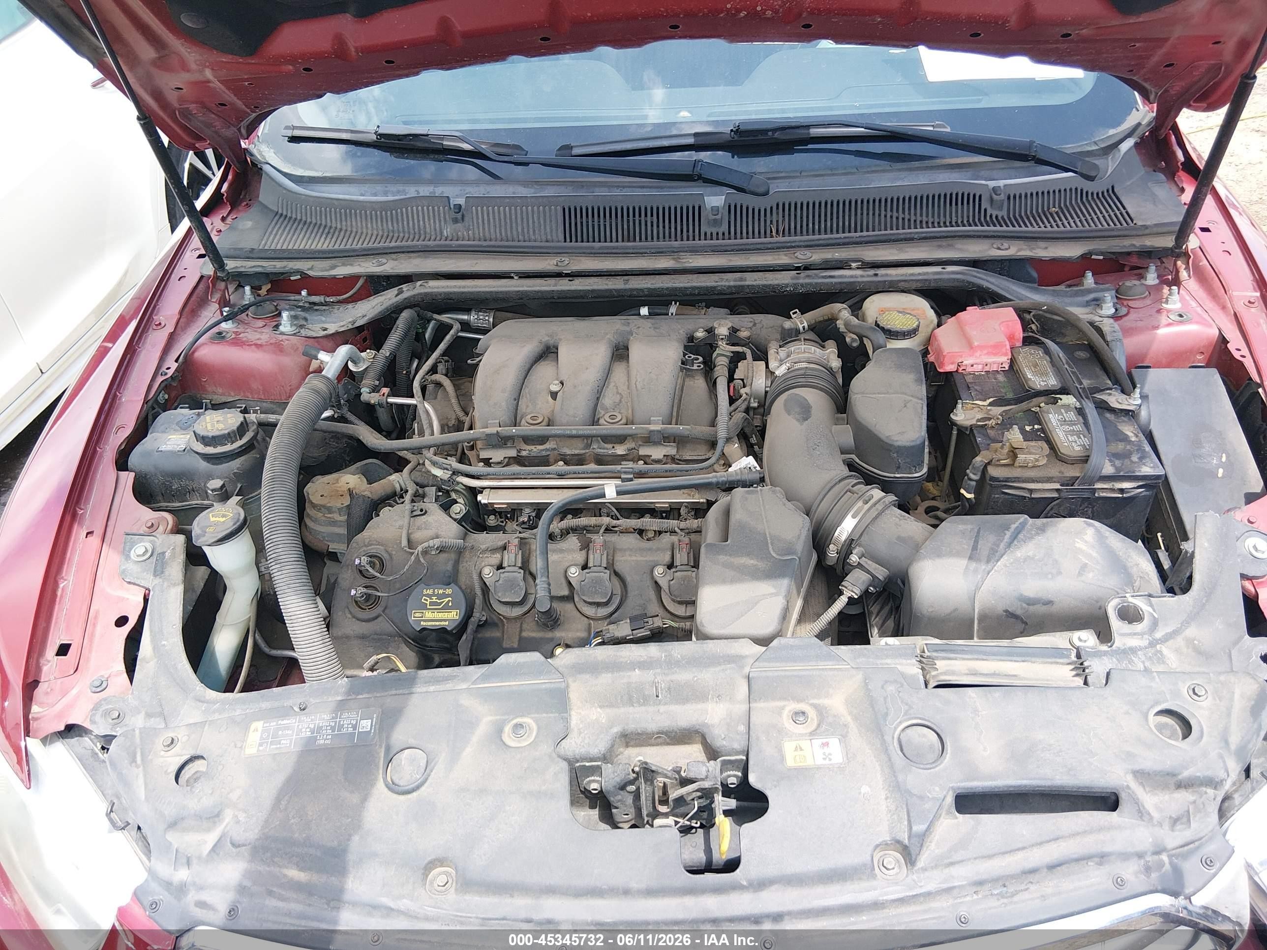 2013 Ford Taurus Sel Red vin: 1FAHP2E85DG172228