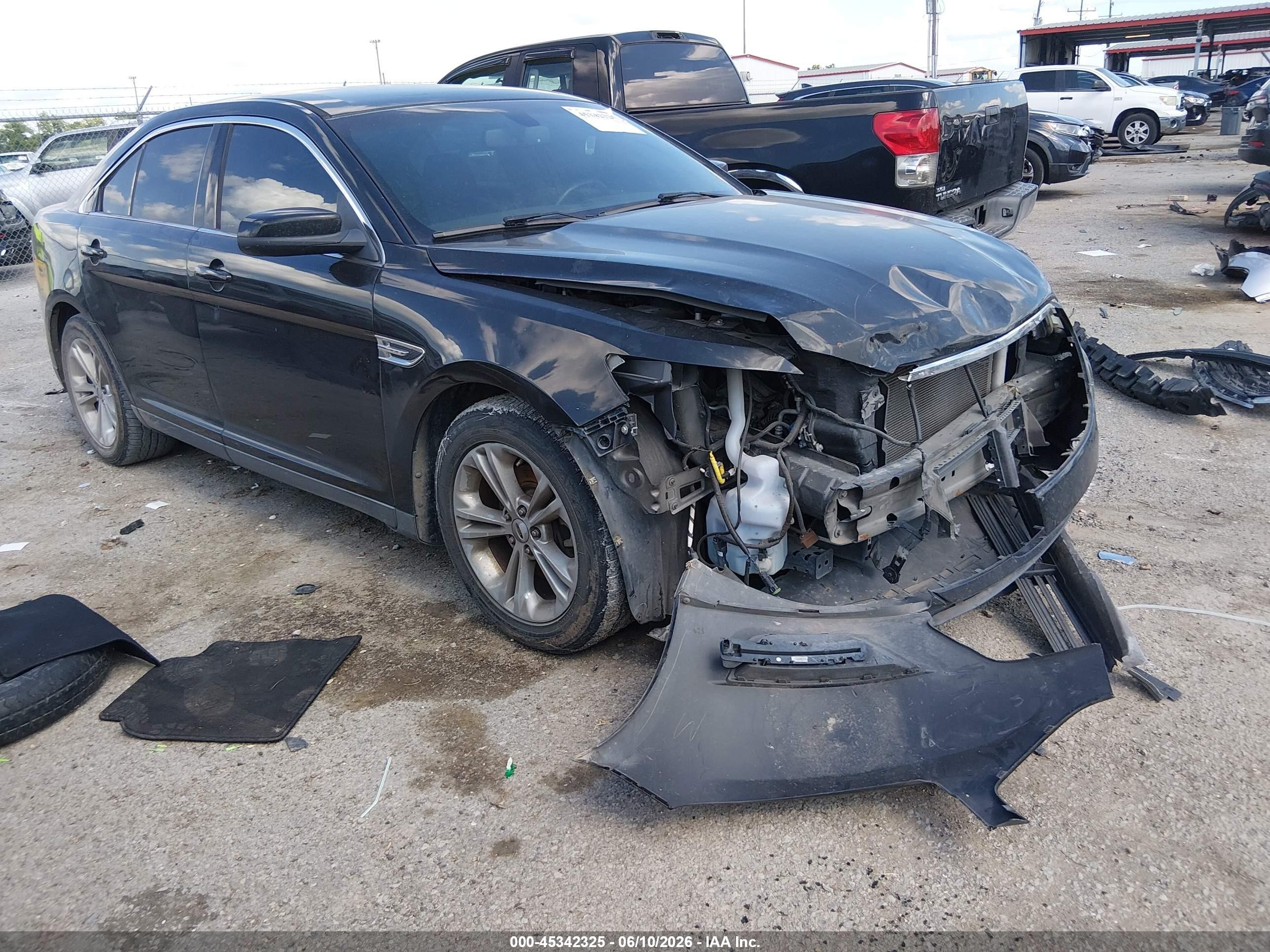 2013 Ford Taurus Sel Black vin: 1FAHP2E85DG179888