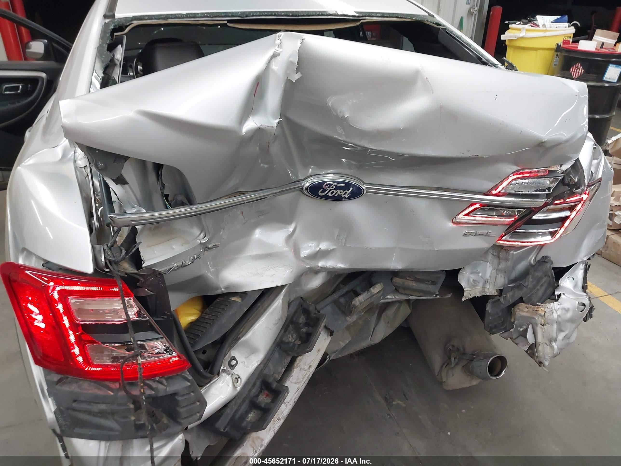 2013 Ford Taurus Sel Gray vin: 1FAHP2E85DG221508