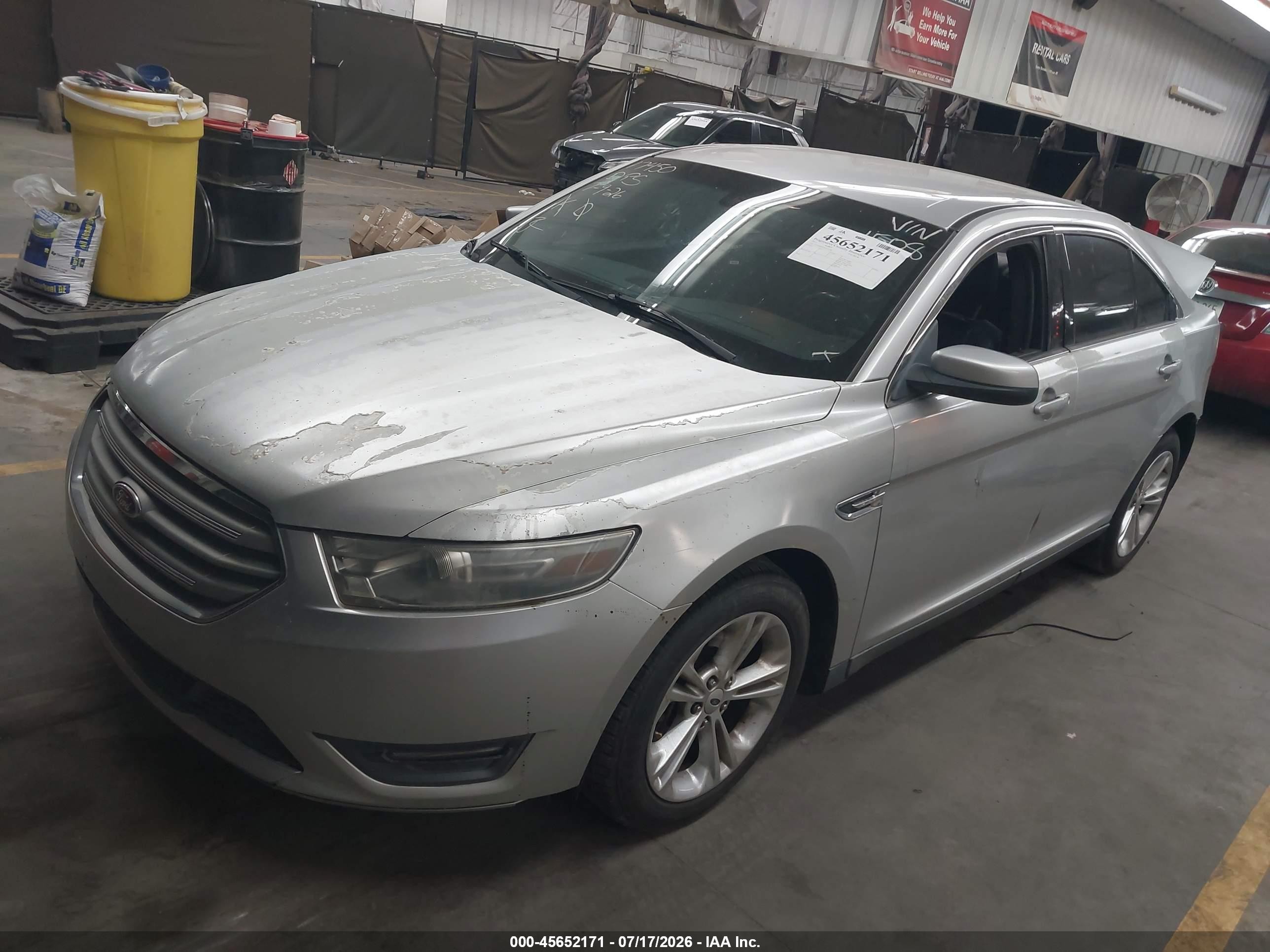 2013 Ford Taurus Sel Gray vin: 1FAHP2E85DG221508