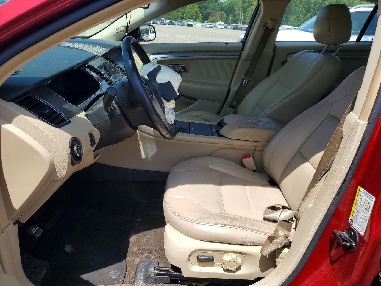 2014 Ford Taurus Sel Red vin: 1FAHP2E85EG130630