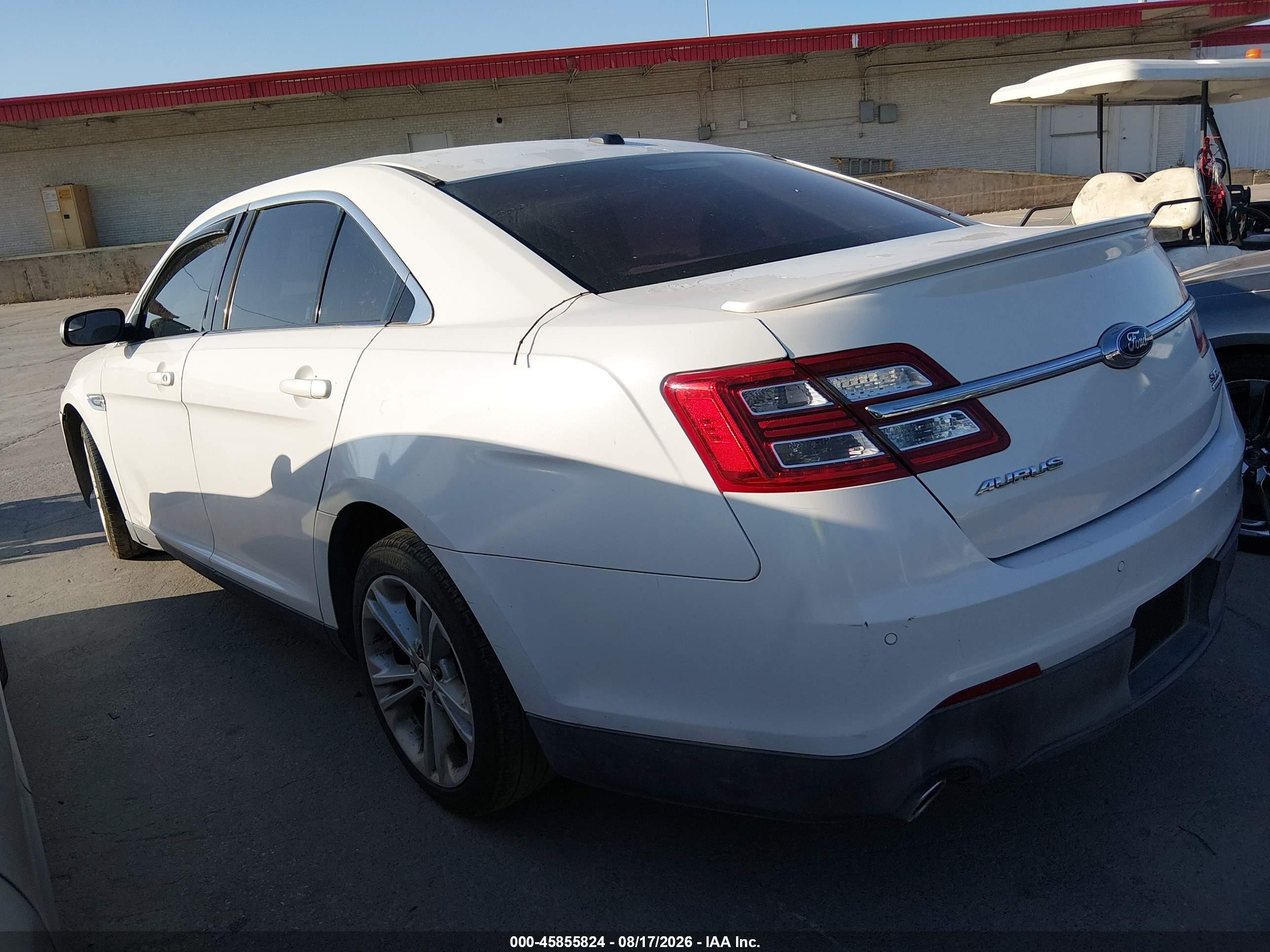 2014 Ford Taurus Sel White vin: 1FAHP2E85EG137531