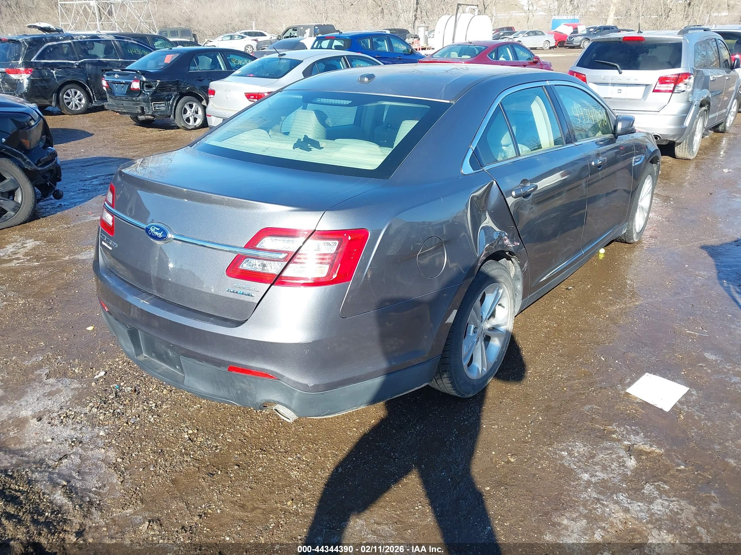 2014 Ford Taurus Sel Серый vin: 1FAHP2E85EG138470