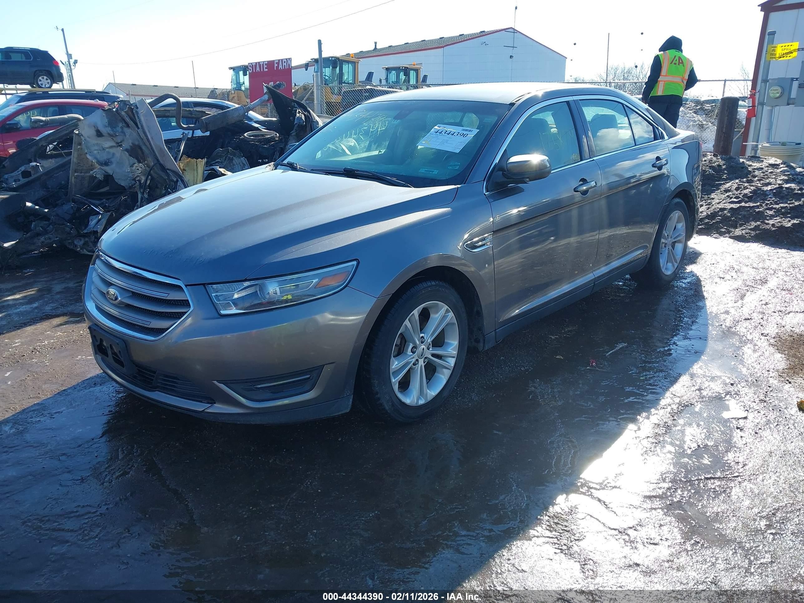 2014 Ford Taurus Sel Серый vin: 1FAHP2E85EG138470