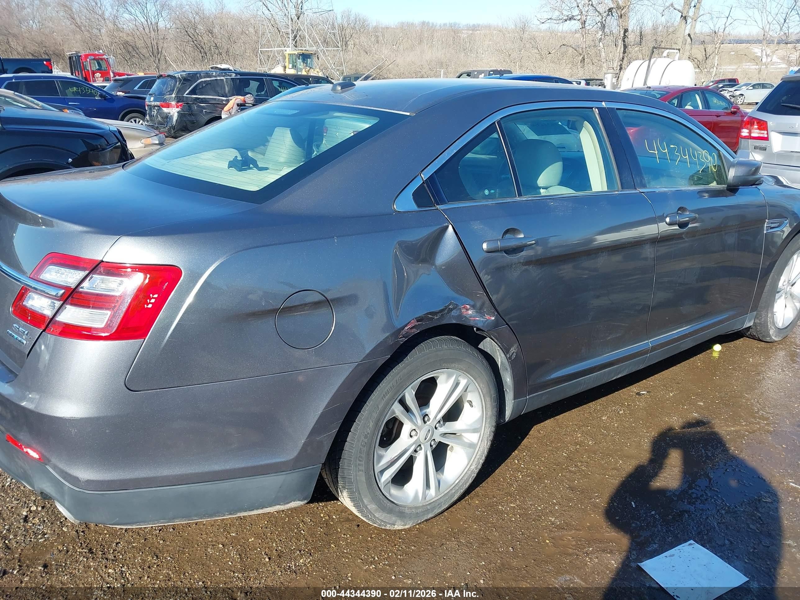 2014 Ford Taurus Sel Серый vin: 1FAHP2E85EG138470