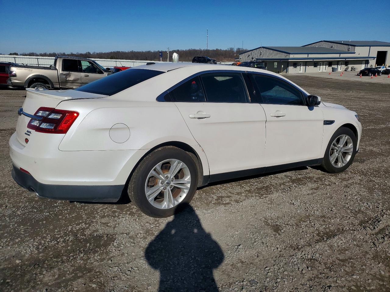 2015 Ford Taurus Sel White vin: 1FAHP2E85FG195799
