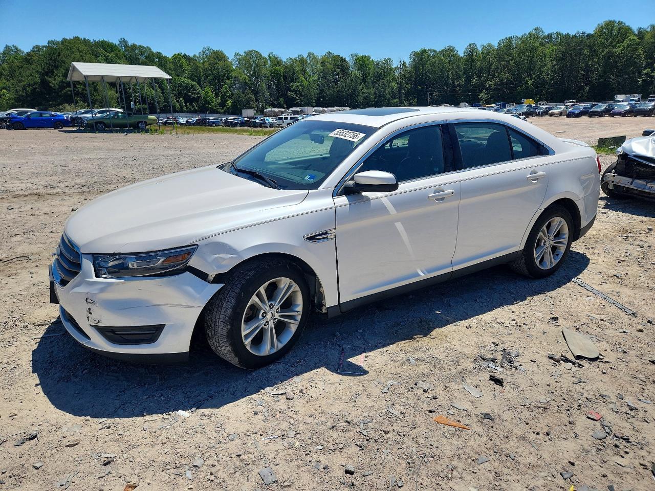 2013 Ford Taurus Sel Белый vin: 1FAHP2E86DG111227