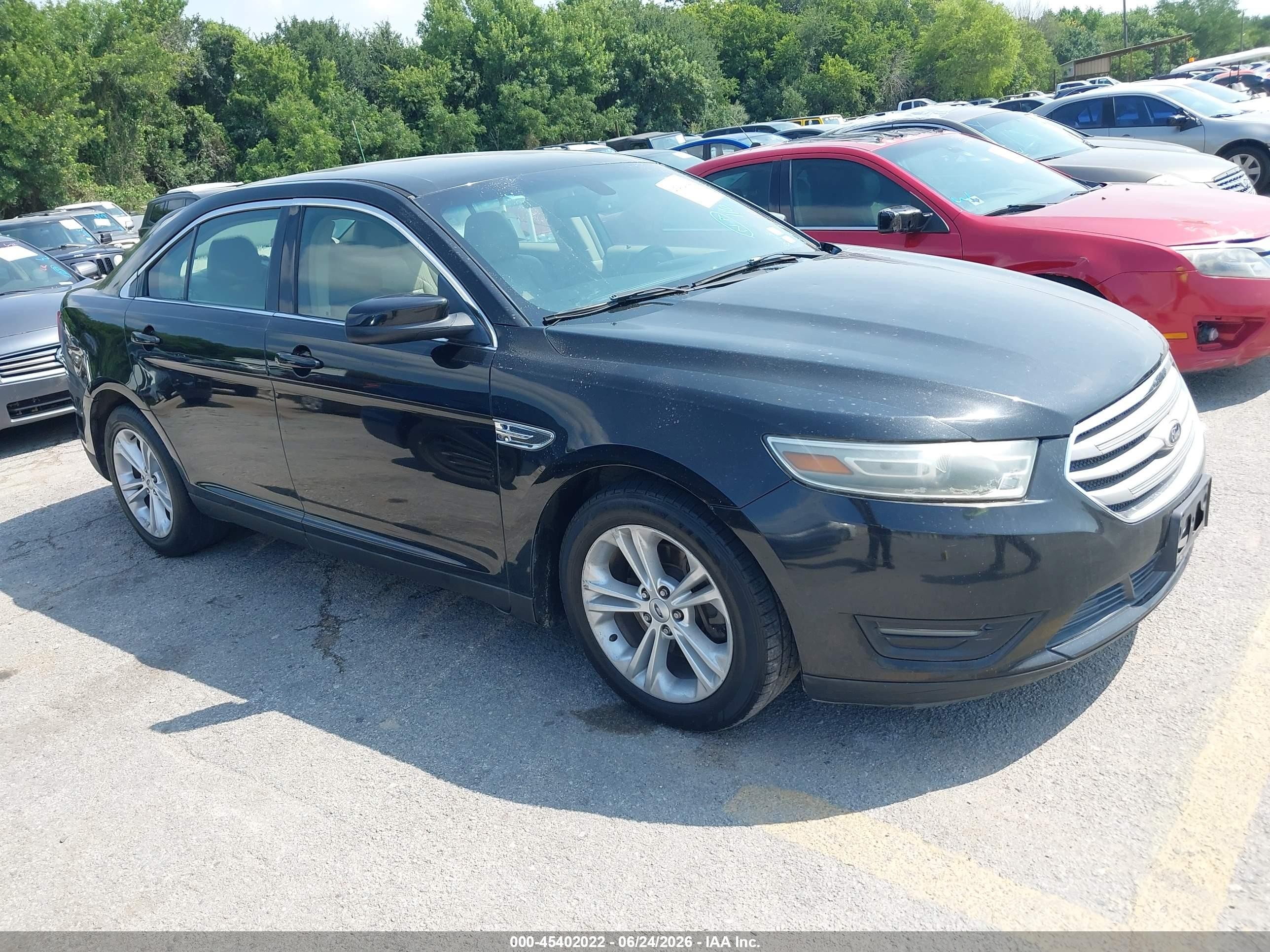 2013 Ford Taurus Sel Black vin: 1FAHP2E86DG116329