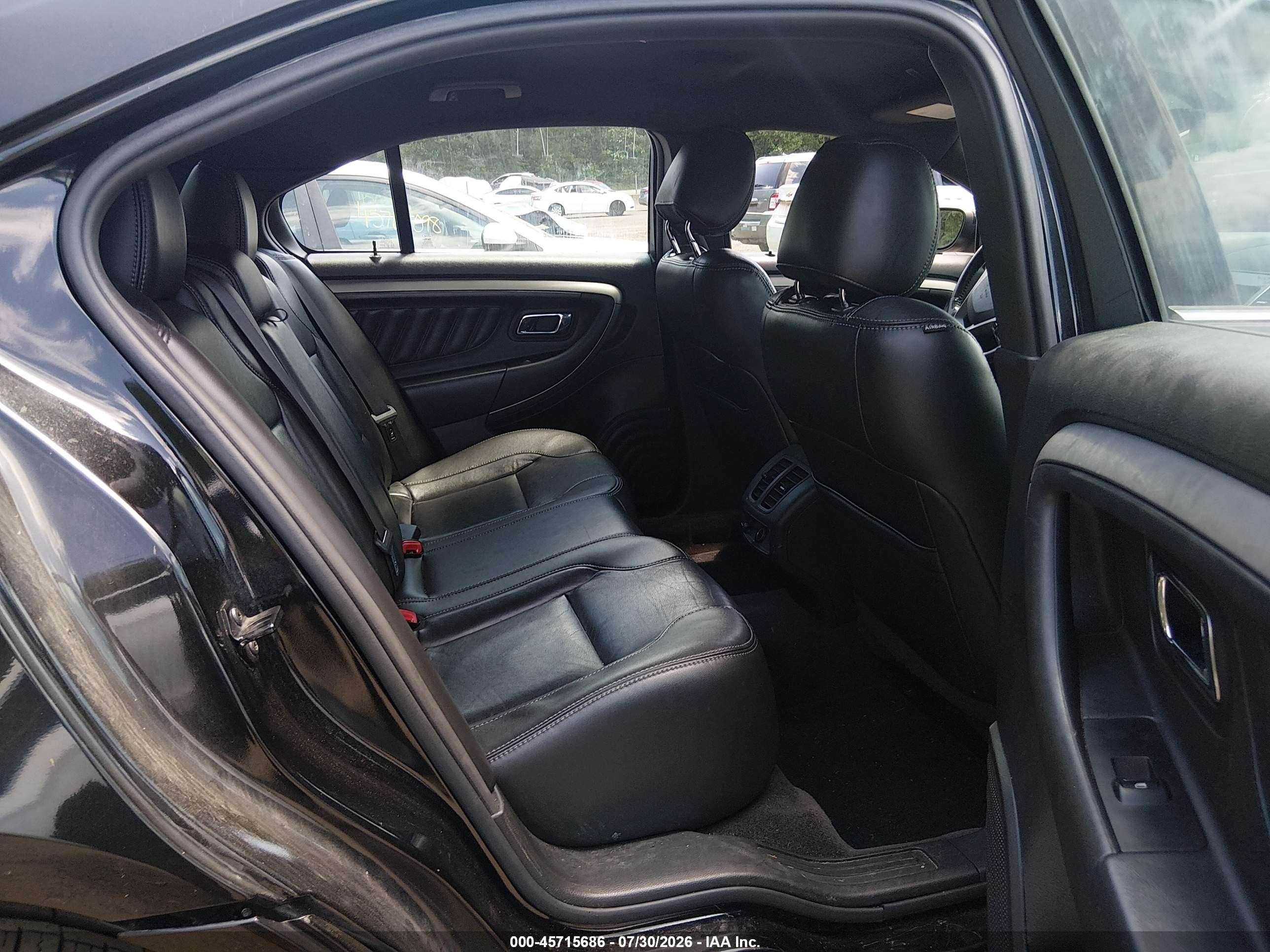 2013 Ford Taurus Sel Черный vin: 1FAHP2E86DG137732
