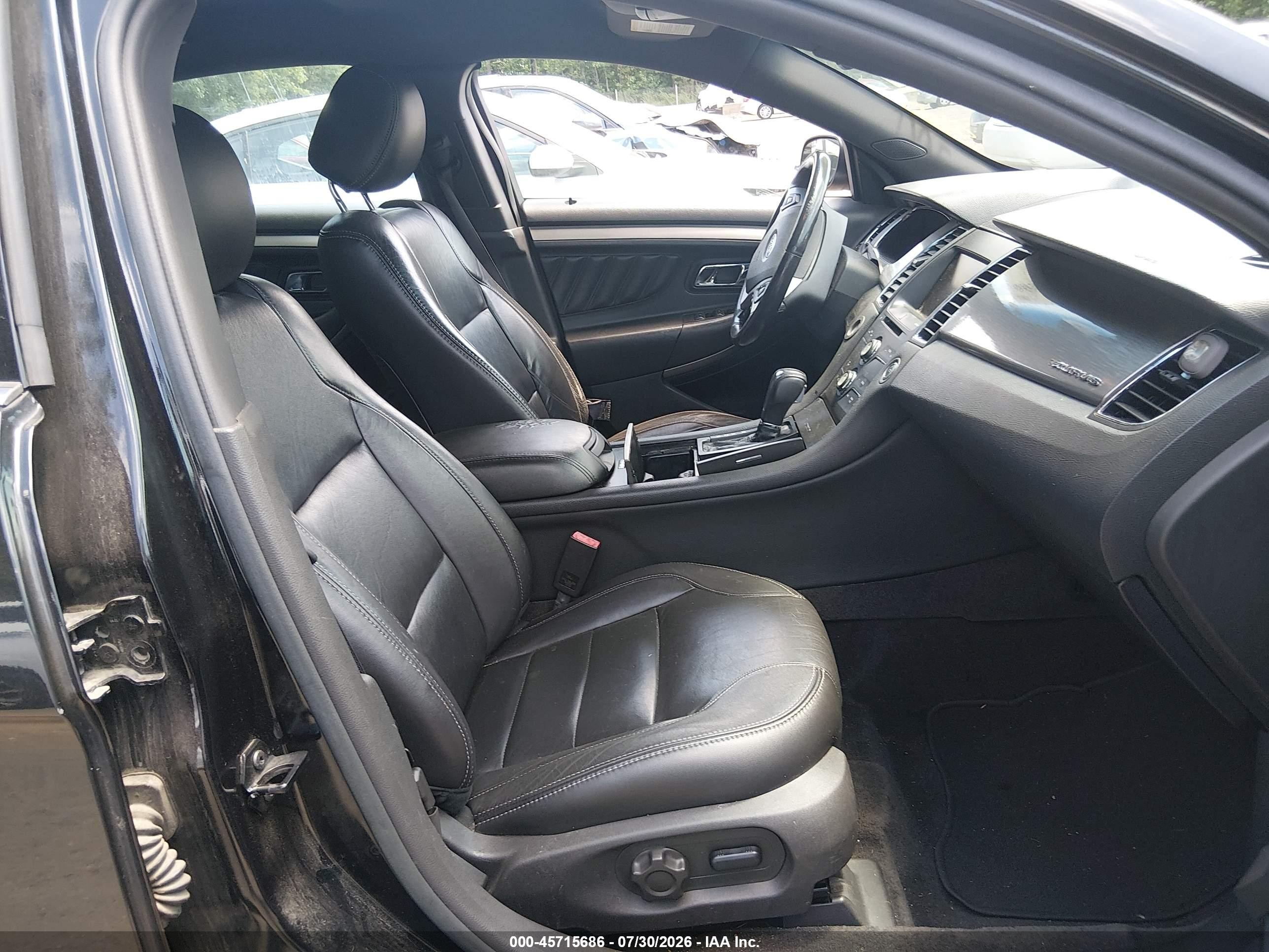 2013 Ford Taurus Sel Черный vin: 1FAHP2E86DG137732