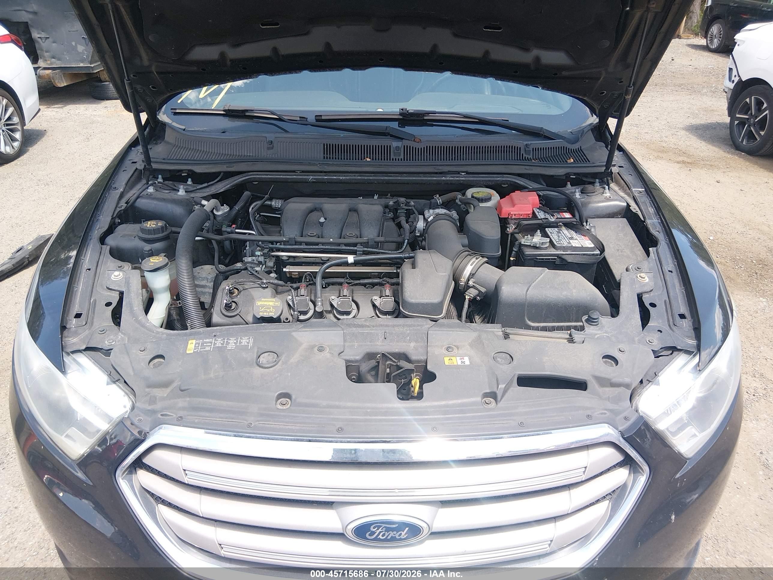 2013 Ford Taurus Sel Черный vin: 1FAHP2E86DG137732
