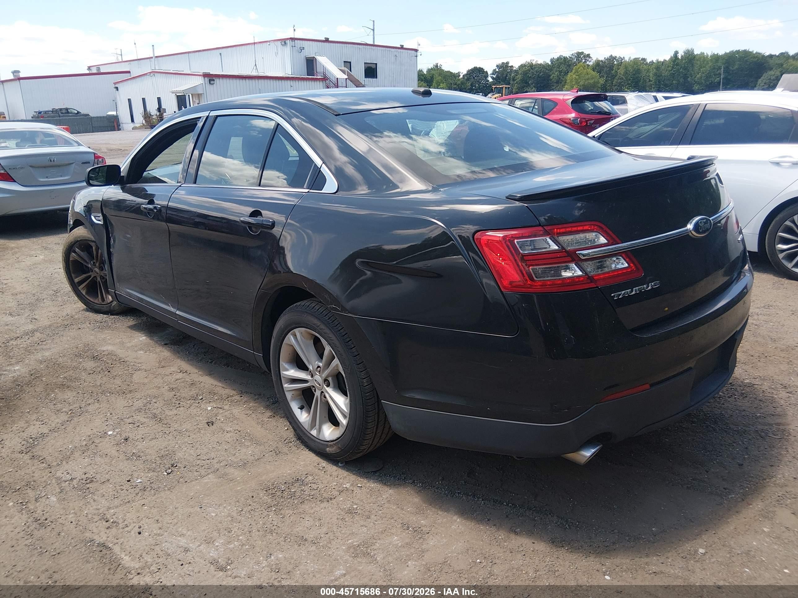 2013 Ford Taurus Sel Черный vin: 1FAHP2E86DG137732
