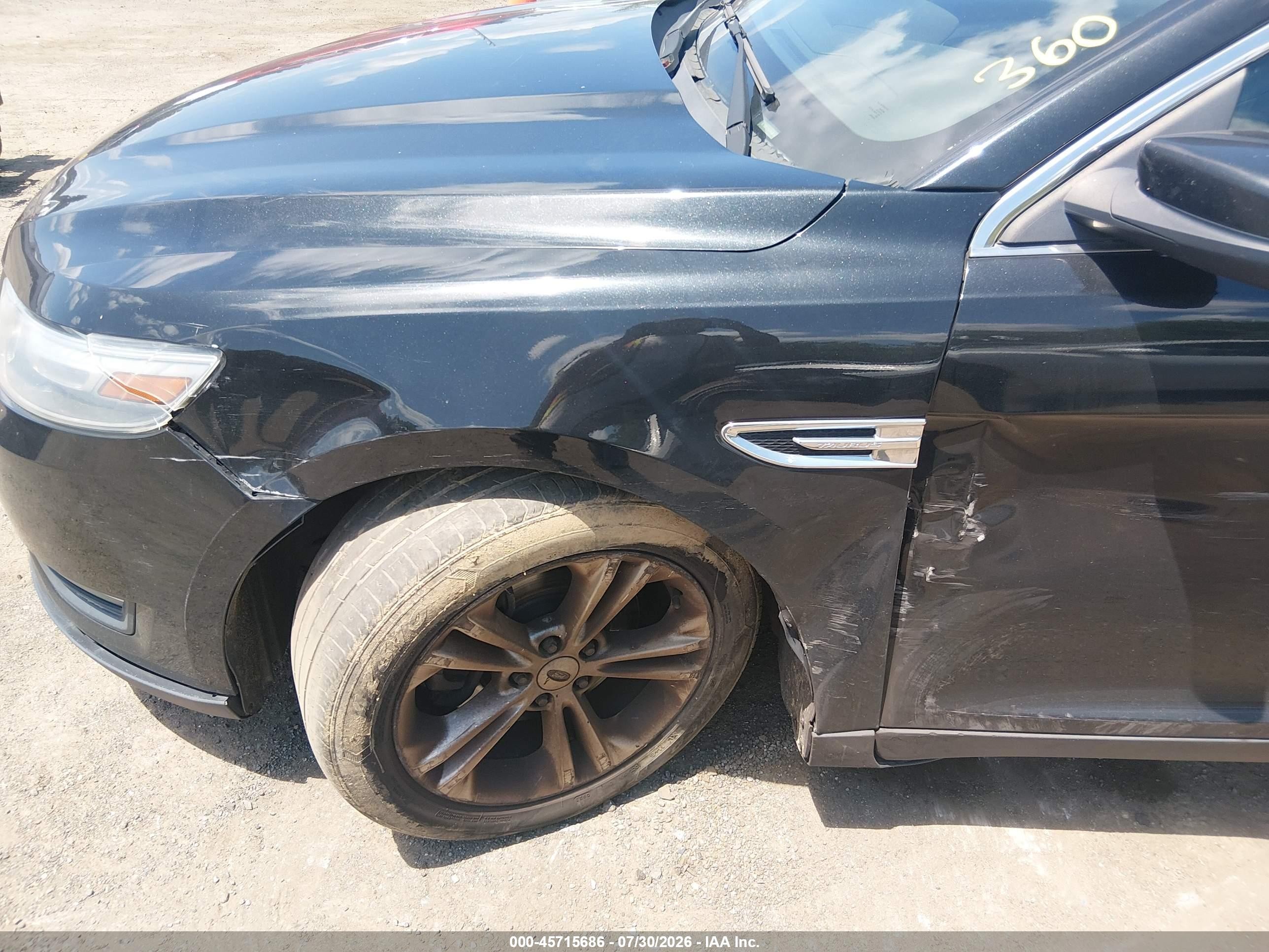 2013 Ford Taurus Sel Черный vin: 1FAHP2E86DG137732
