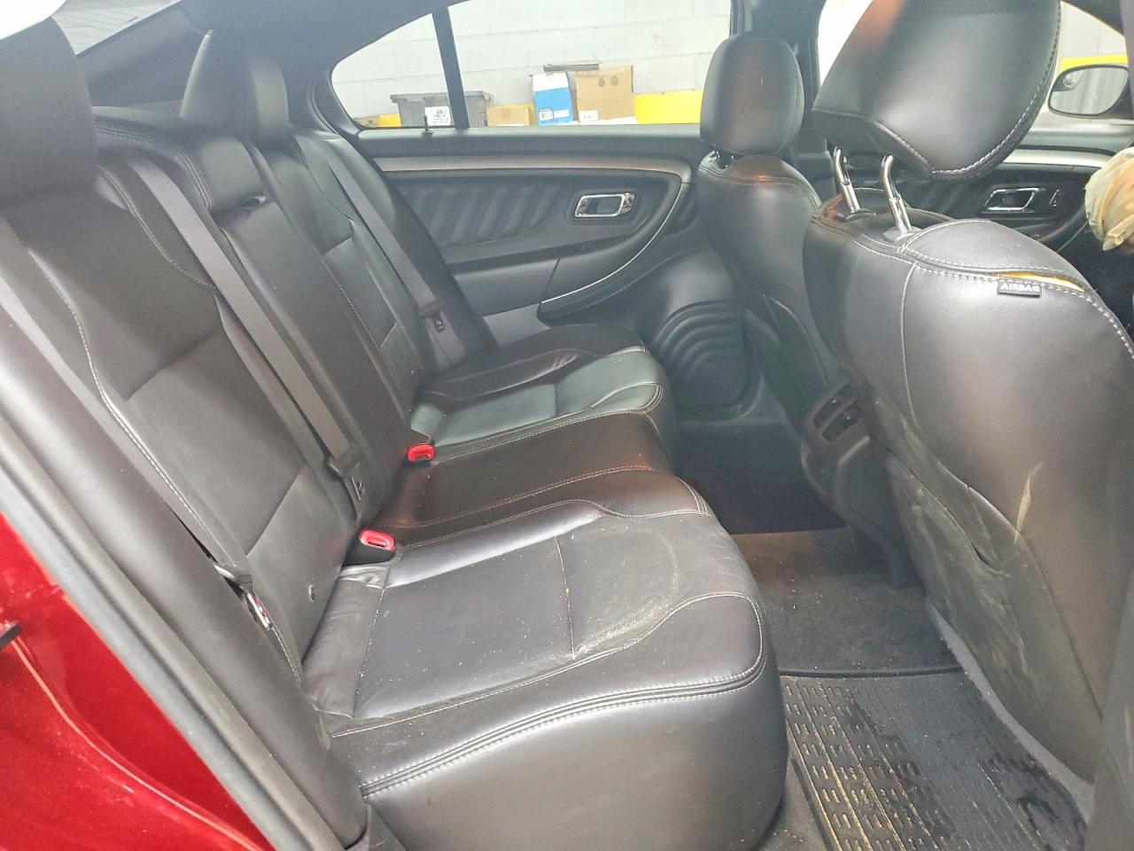 2013 Ford Taurus Sel Red vin: 1FAHP2E86DG144292