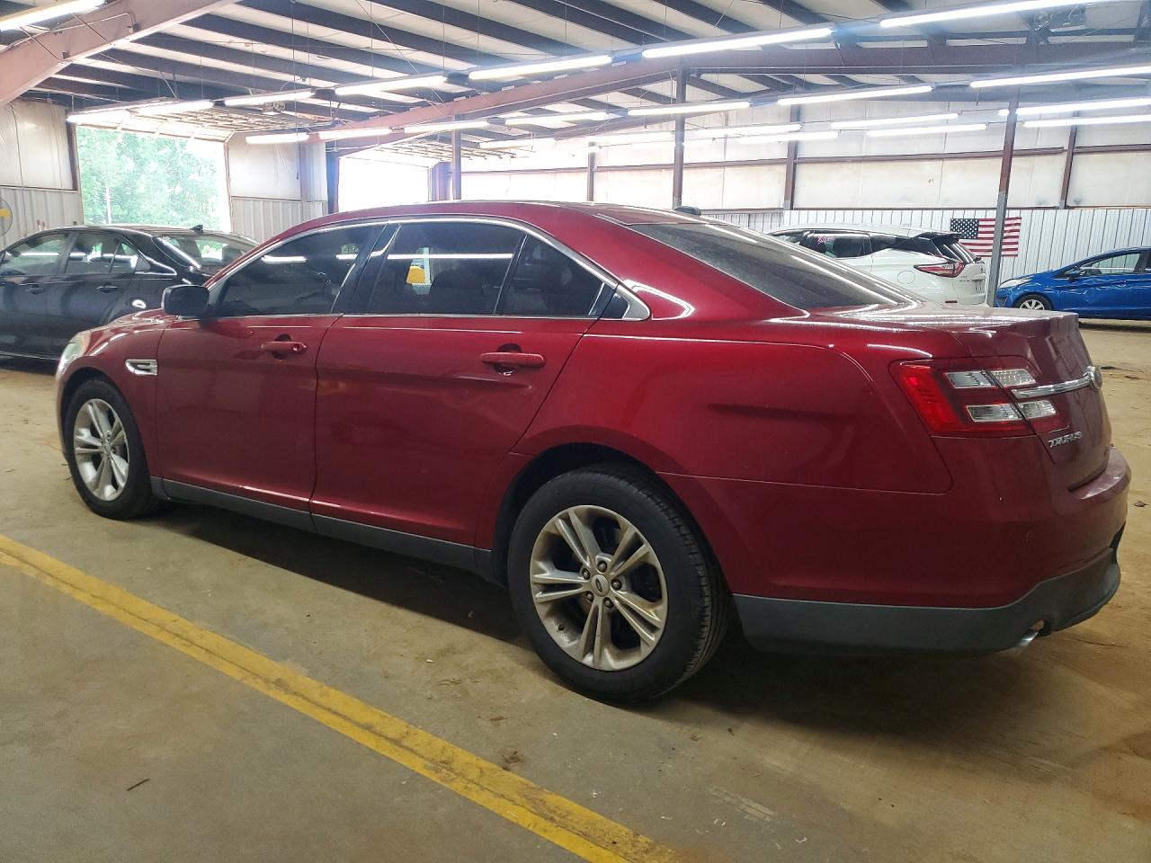2013 Ford Taurus Sel Red vin: 1FAHP2E86DG144292