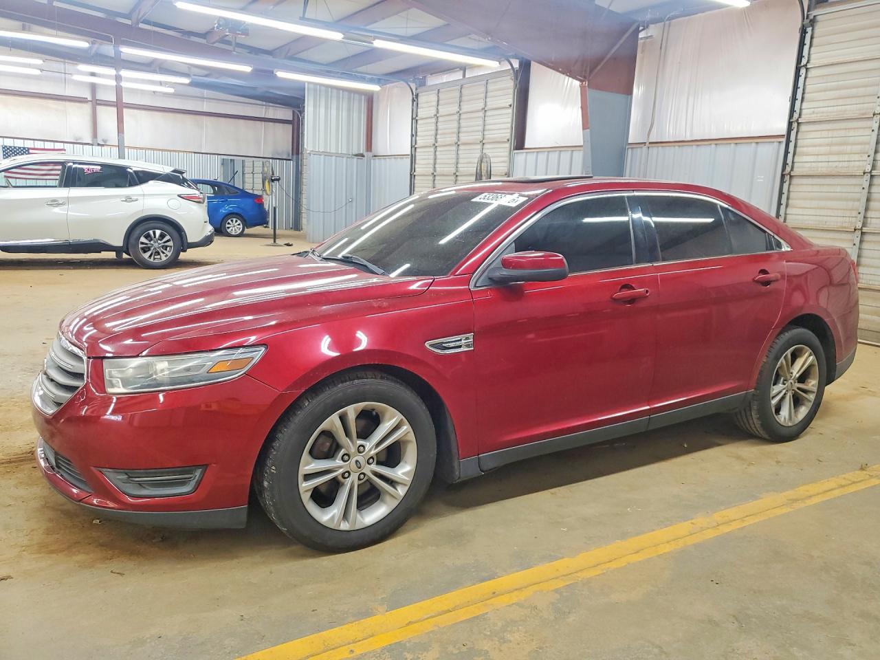 2013 Ford Taurus Sel Red vin: 1FAHP2E86DG144292