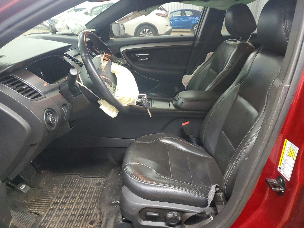 2013 Ford Taurus Sel Red vin: 1FAHP2E86DG144292