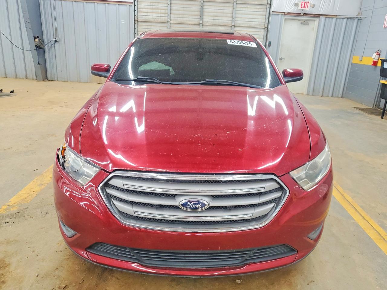 2013 Ford Taurus Sel Red vin: 1FAHP2E86DG144292