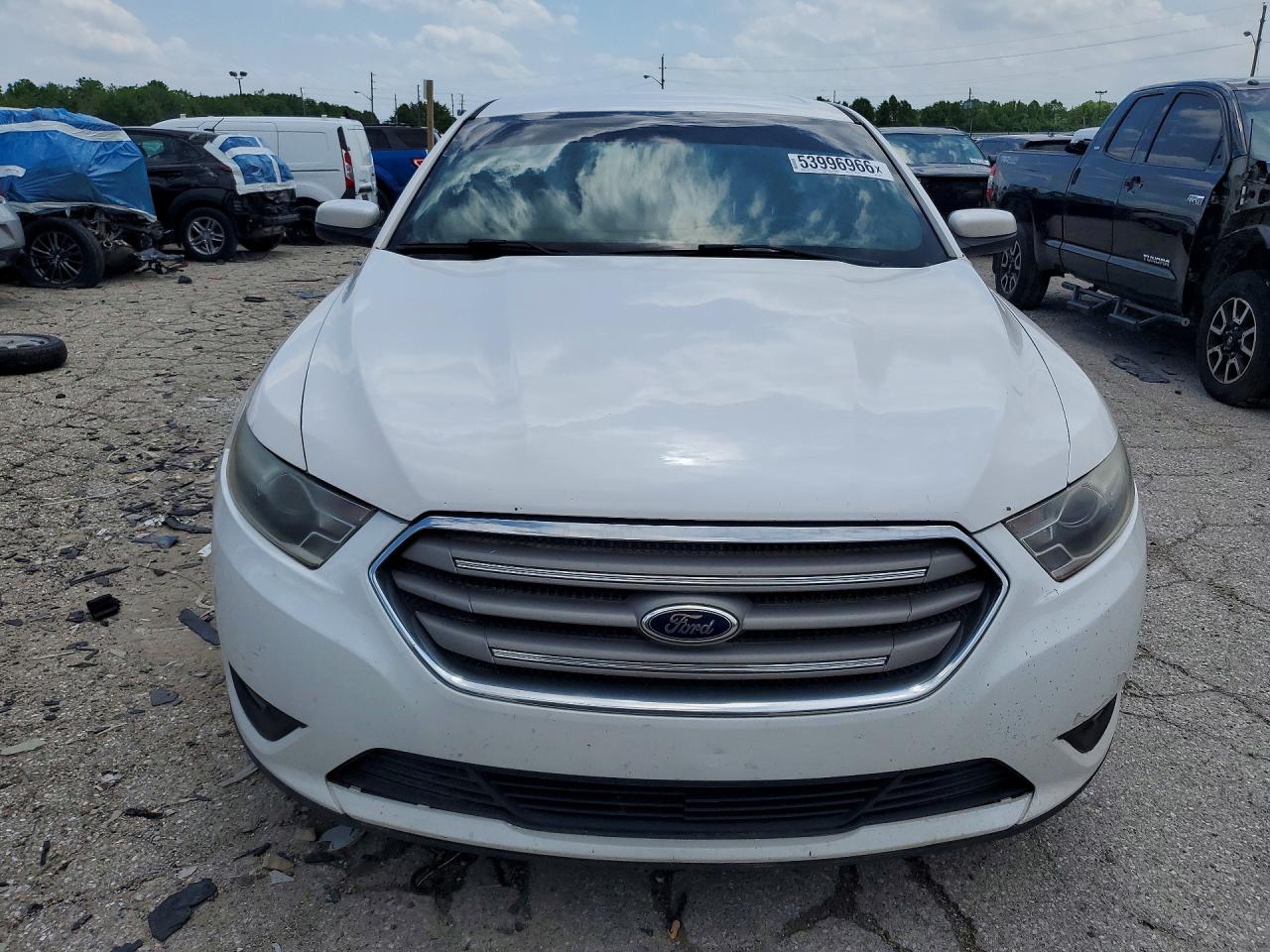 2013 Ford Taurus Sel White vin: 1FAHP2E86DG153851