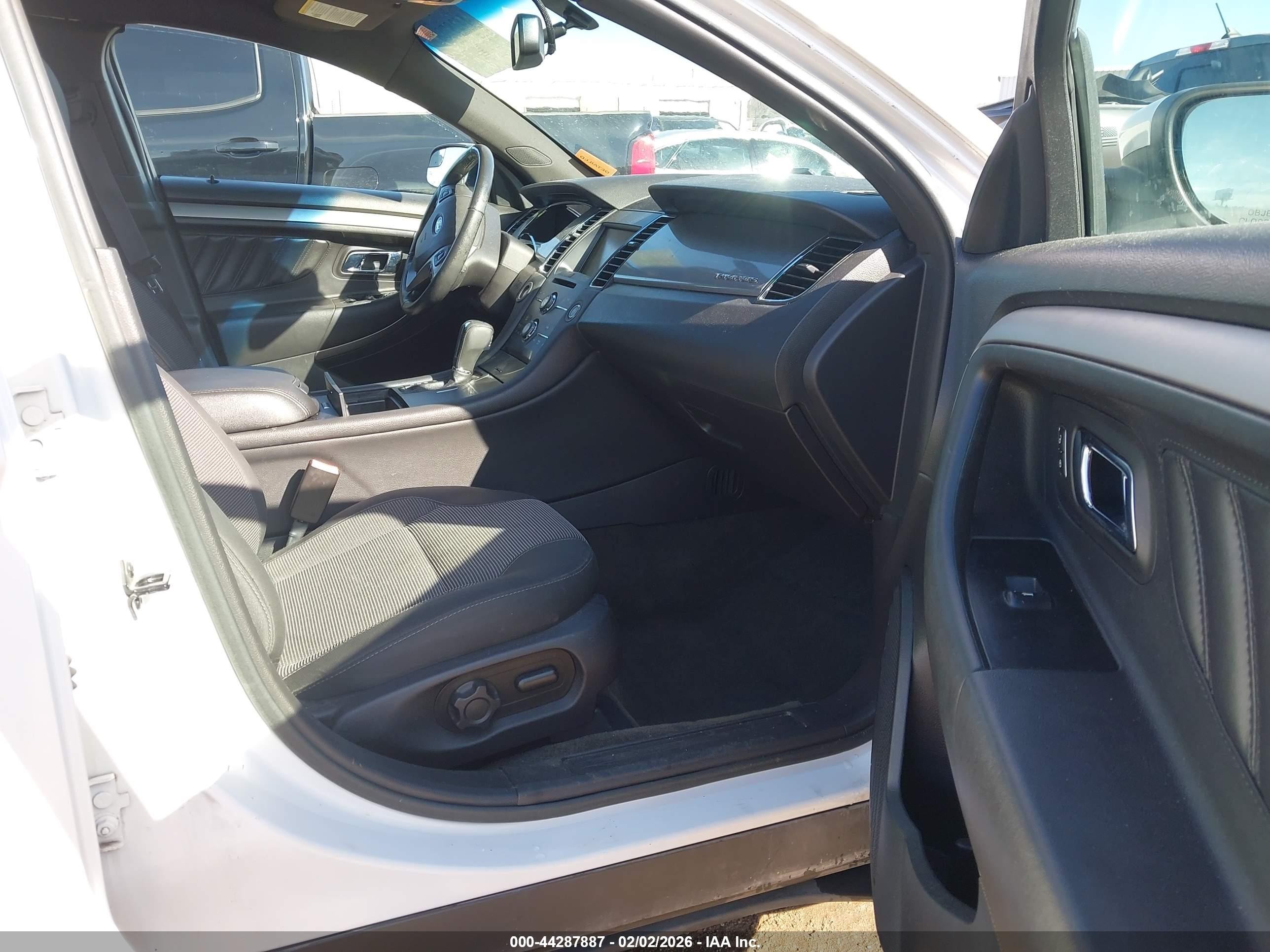 2013 Ford Taurus Sel White vin: 1FAHP2E86DG220545