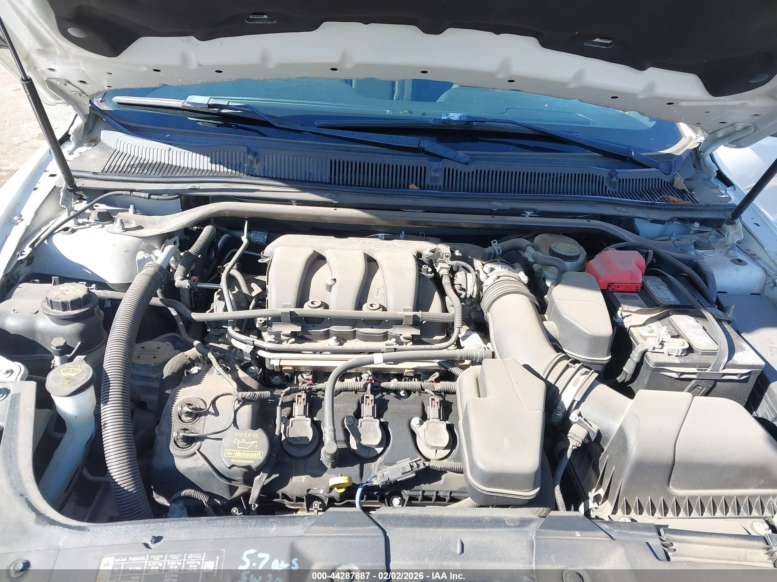 2013 Ford Taurus Sel White vin: 1FAHP2E86DG220545