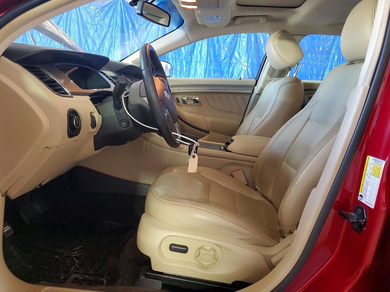2014 Ford Taurus Sel Красный vin: 1FAHP2E86EG100309