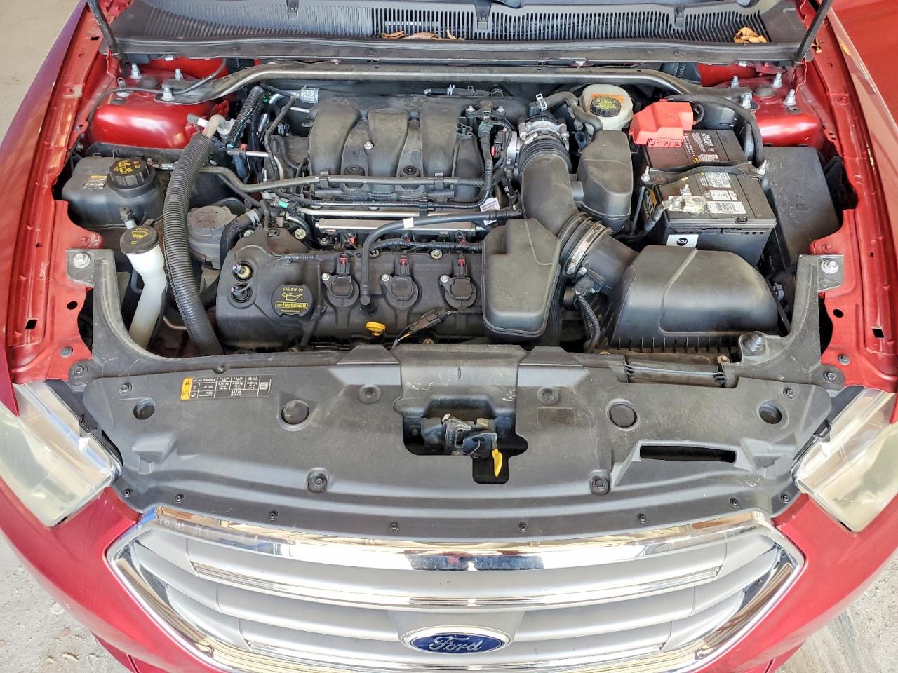 2014 Ford Taurus Sel Красный vin: 1FAHP2E86EG100309