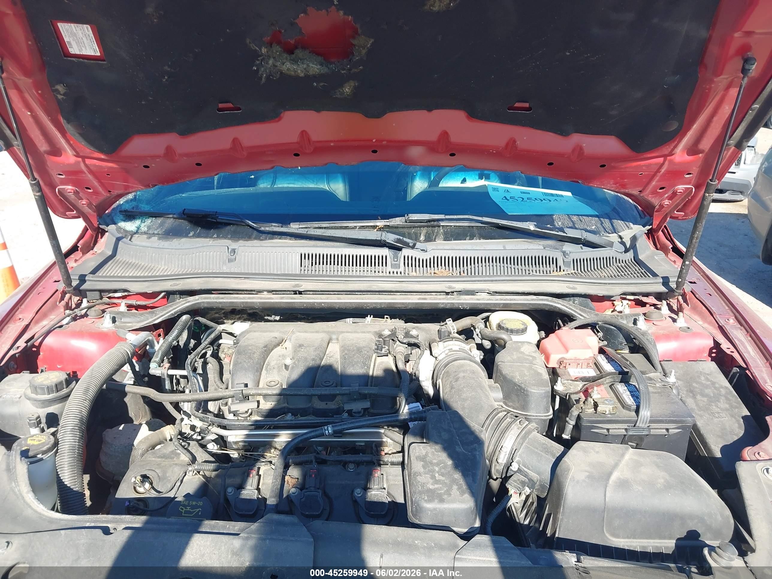 2014 Ford Taurus Sel Красный vin: 1FAHP2E86EG100326