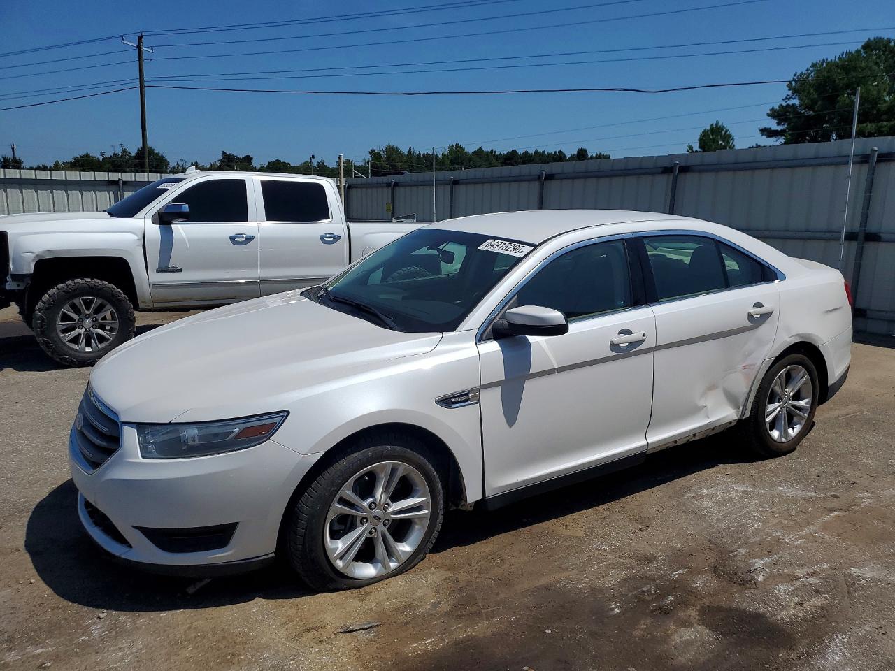 2014 Ford Taurus Sel White vin: 1FAHP2E86EG112802