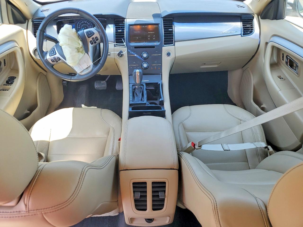 2014 Ford Taurus Sel White vin: 1FAHP2E86EG112802