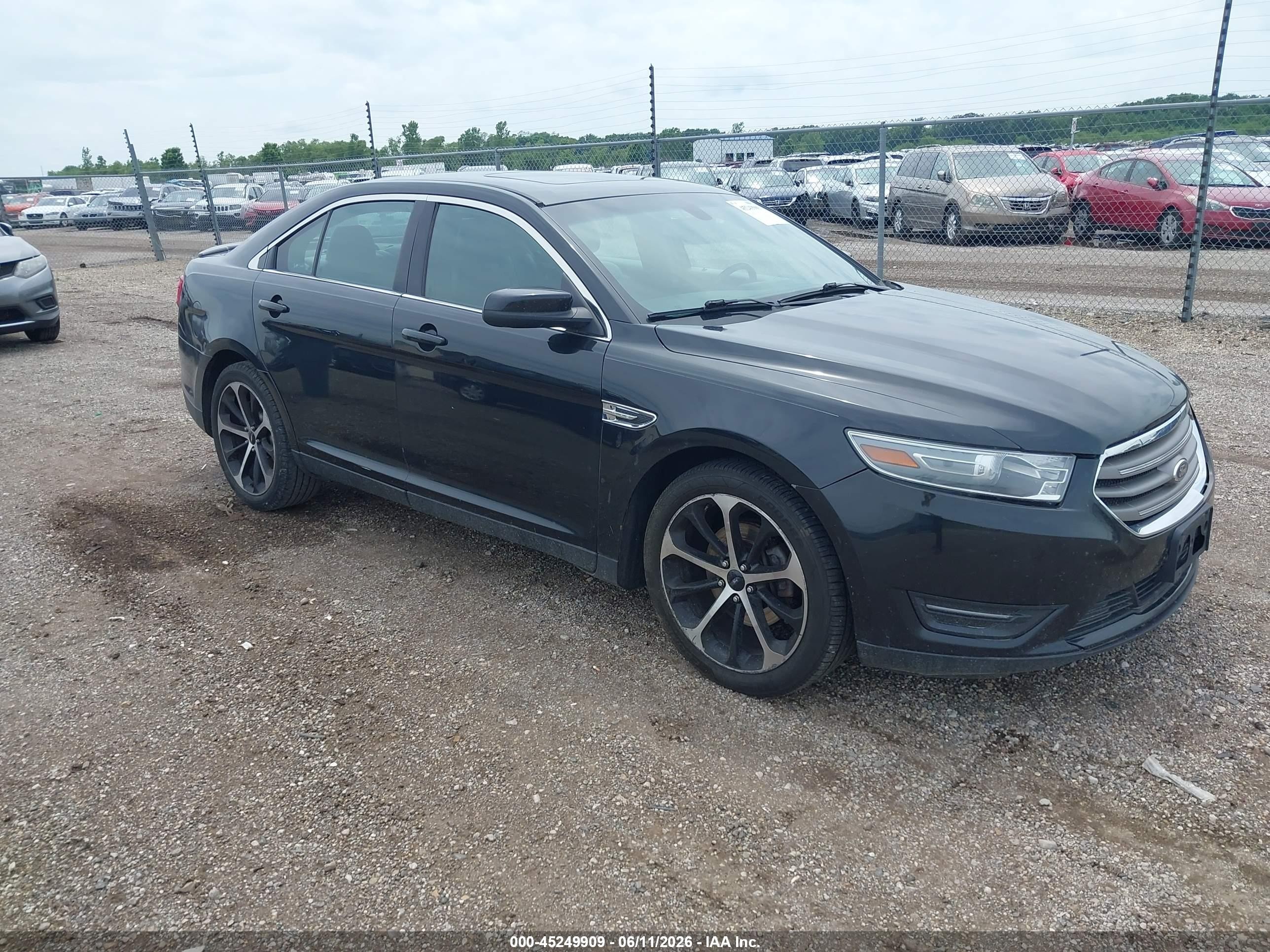 2014 Ford Taurus Sel Black vin: 1FAHP2E86EG130846