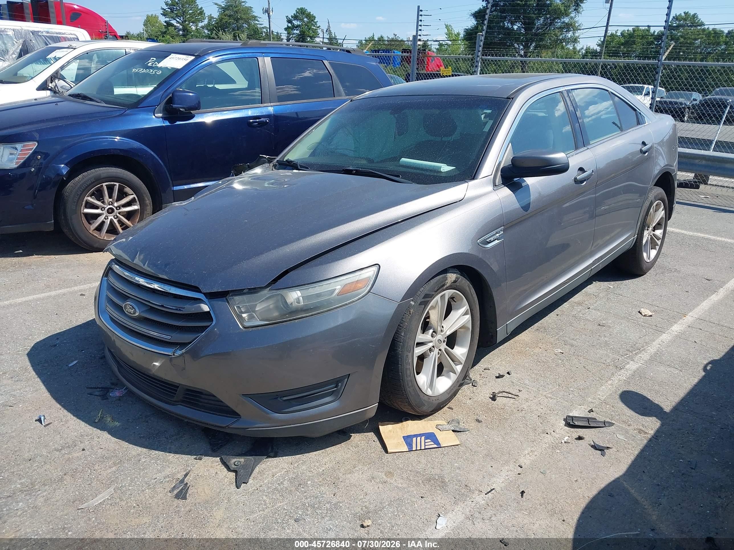 2014 Ford Taurus Sel Gray vin: 1FAHP2E86EG155844