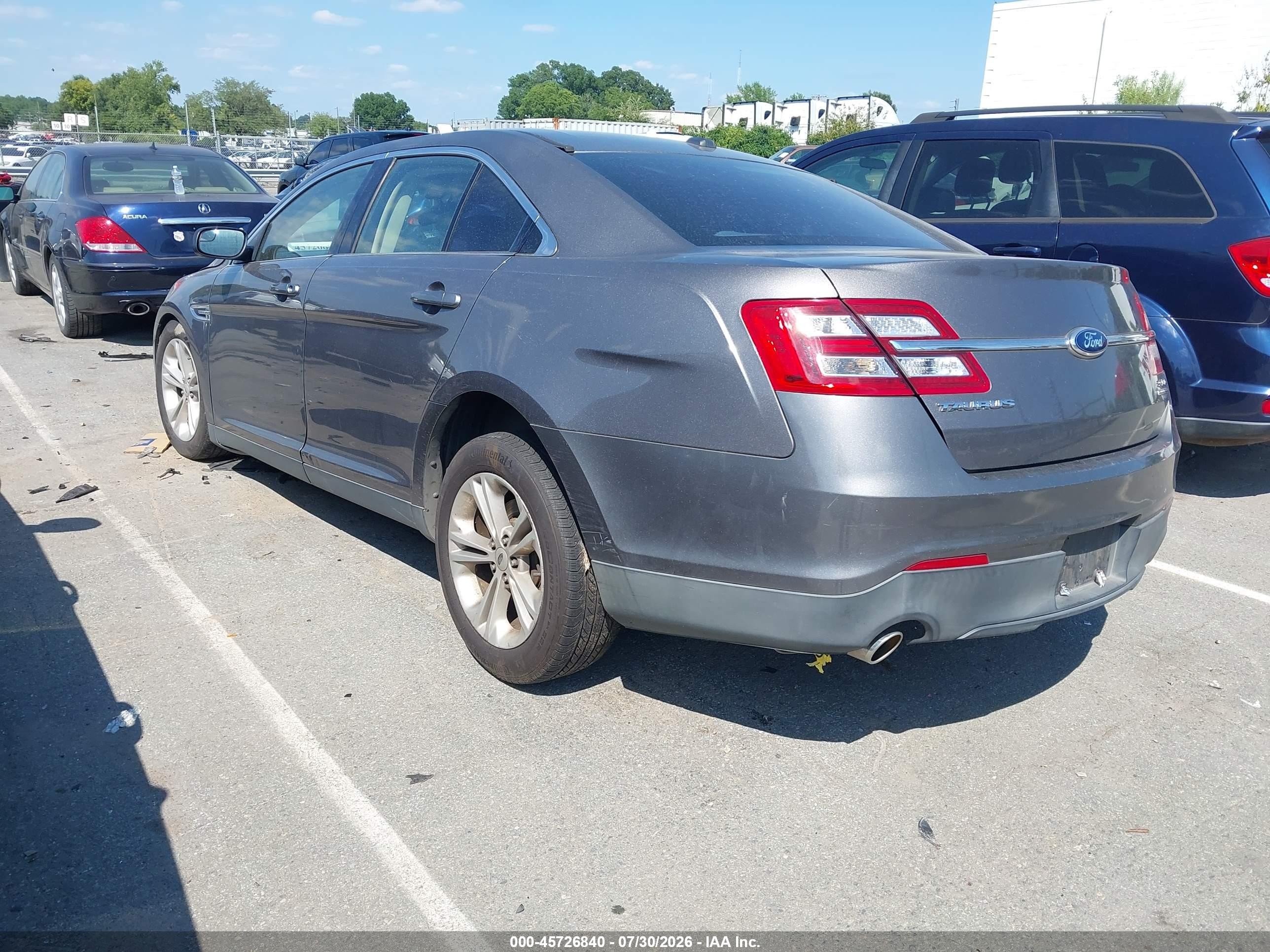 2014 Ford Taurus Sel Gray vin: 1FAHP2E86EG155844