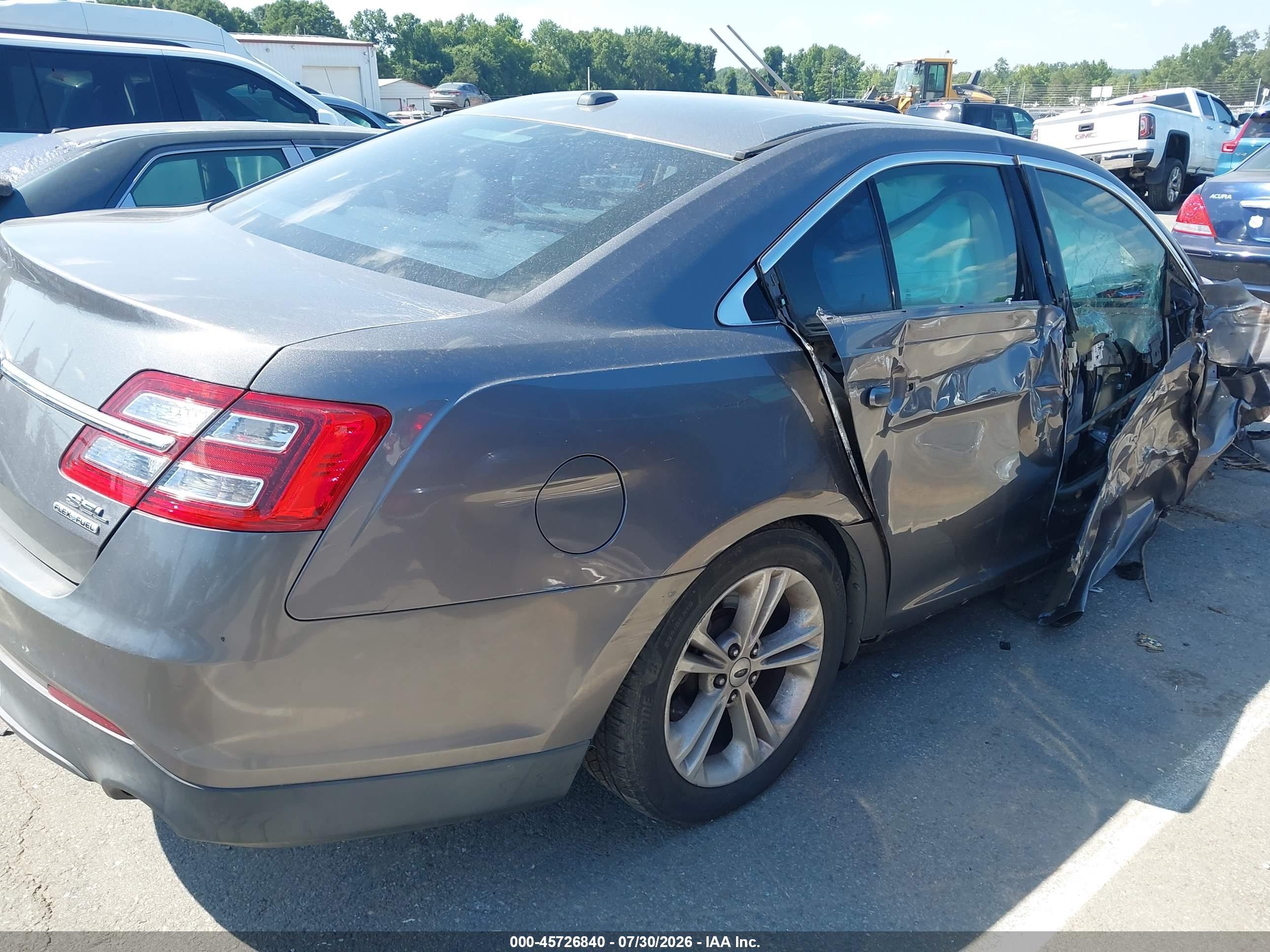 2014 Ford Taurus Sel Gray vin: 1FAHP2E86EG155844