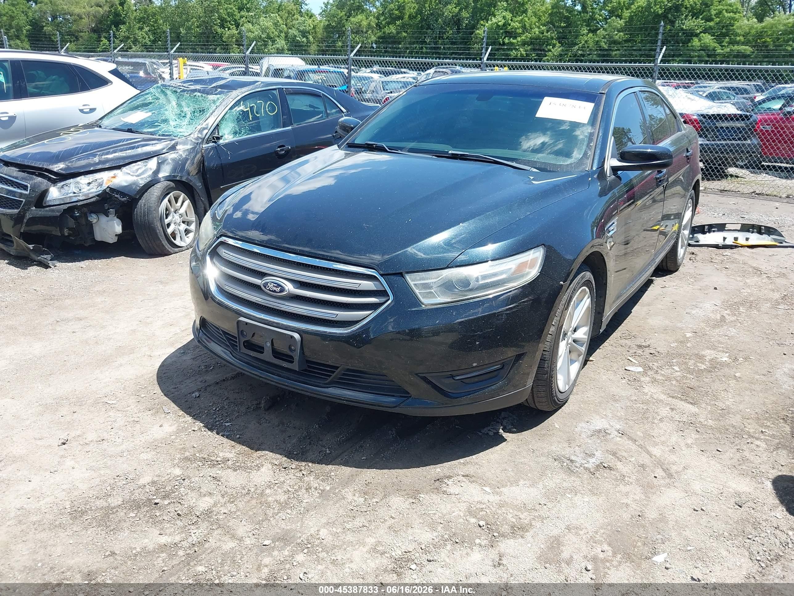 2014 Ford Taurus Sel Black vin: 1FAHP2E86EG156542