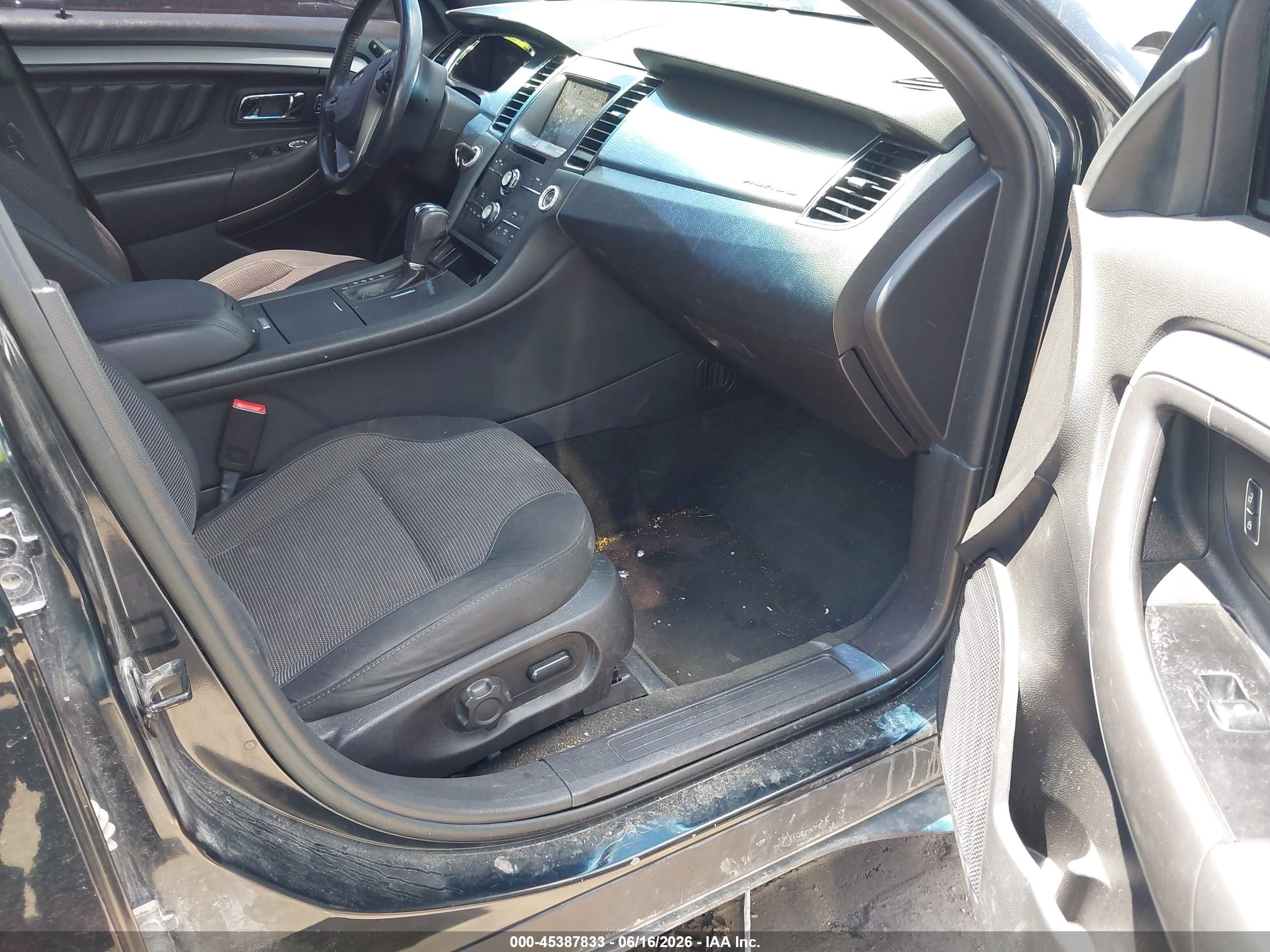 2014 Ford Taurus Sel Black vin: 1FAHP2E86EG156542