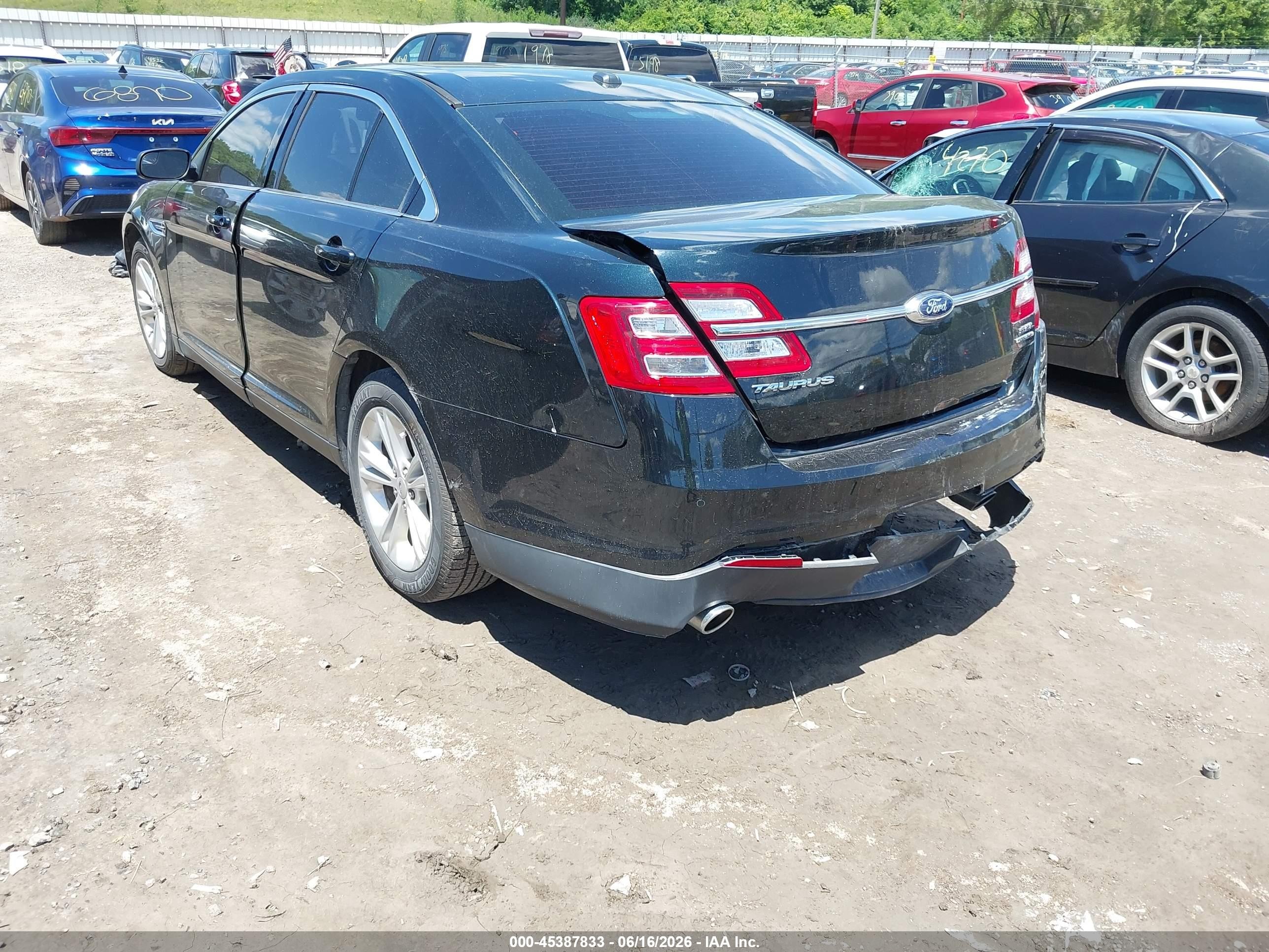 2014 Ford Taurus Sel Black vin: 1FAHP2E86EG156542