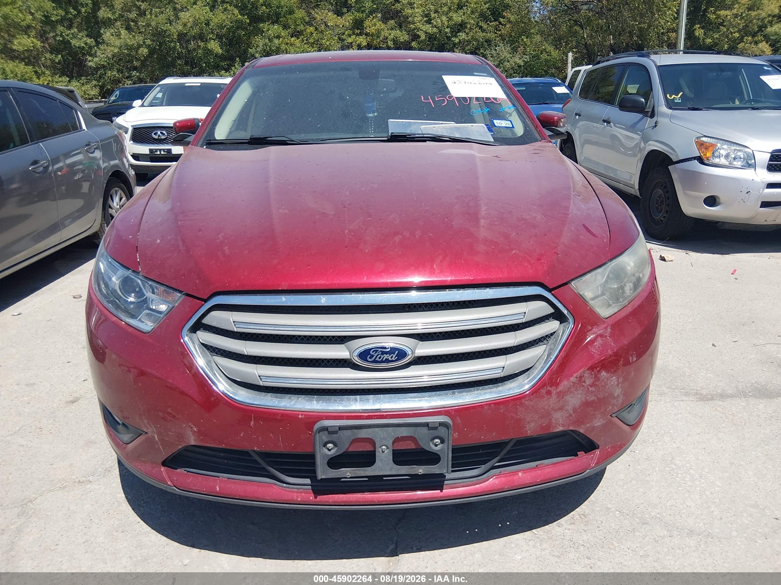 2015 Ford Taurus Sel Red vin: 1FAHP2E86FG123168
