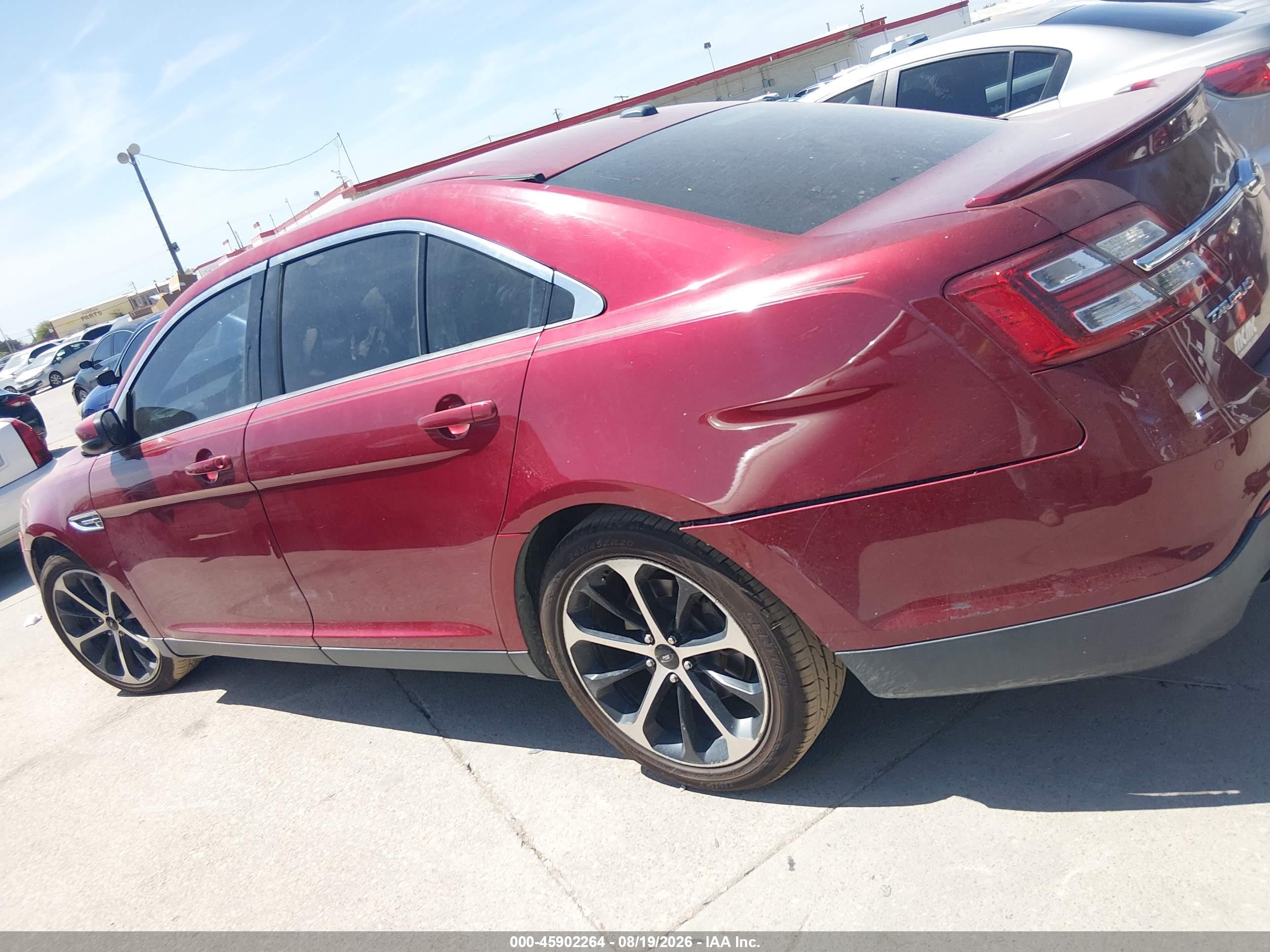 2015 Ford Taurus Sel Red vin: 1FAHP2E86FG123168