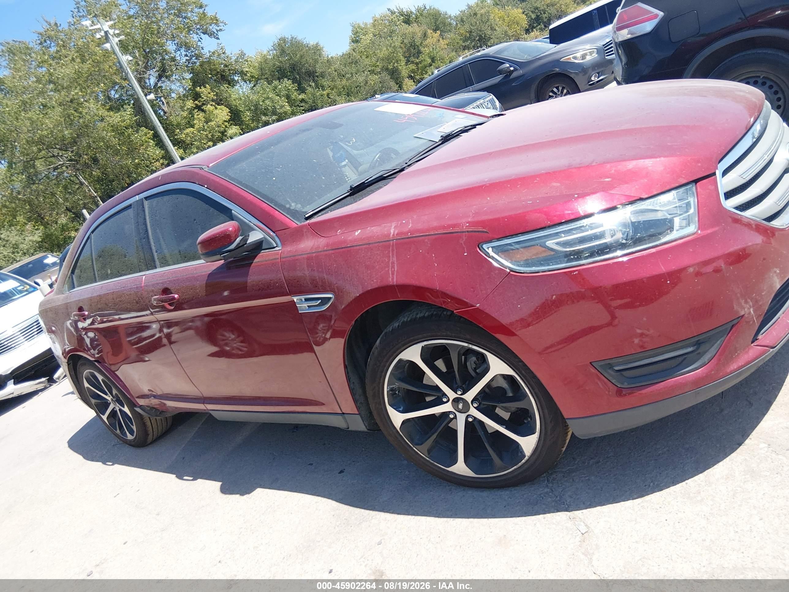 2015 Ford Taurus Sel Red vin: 1FAHP2E86FG123168