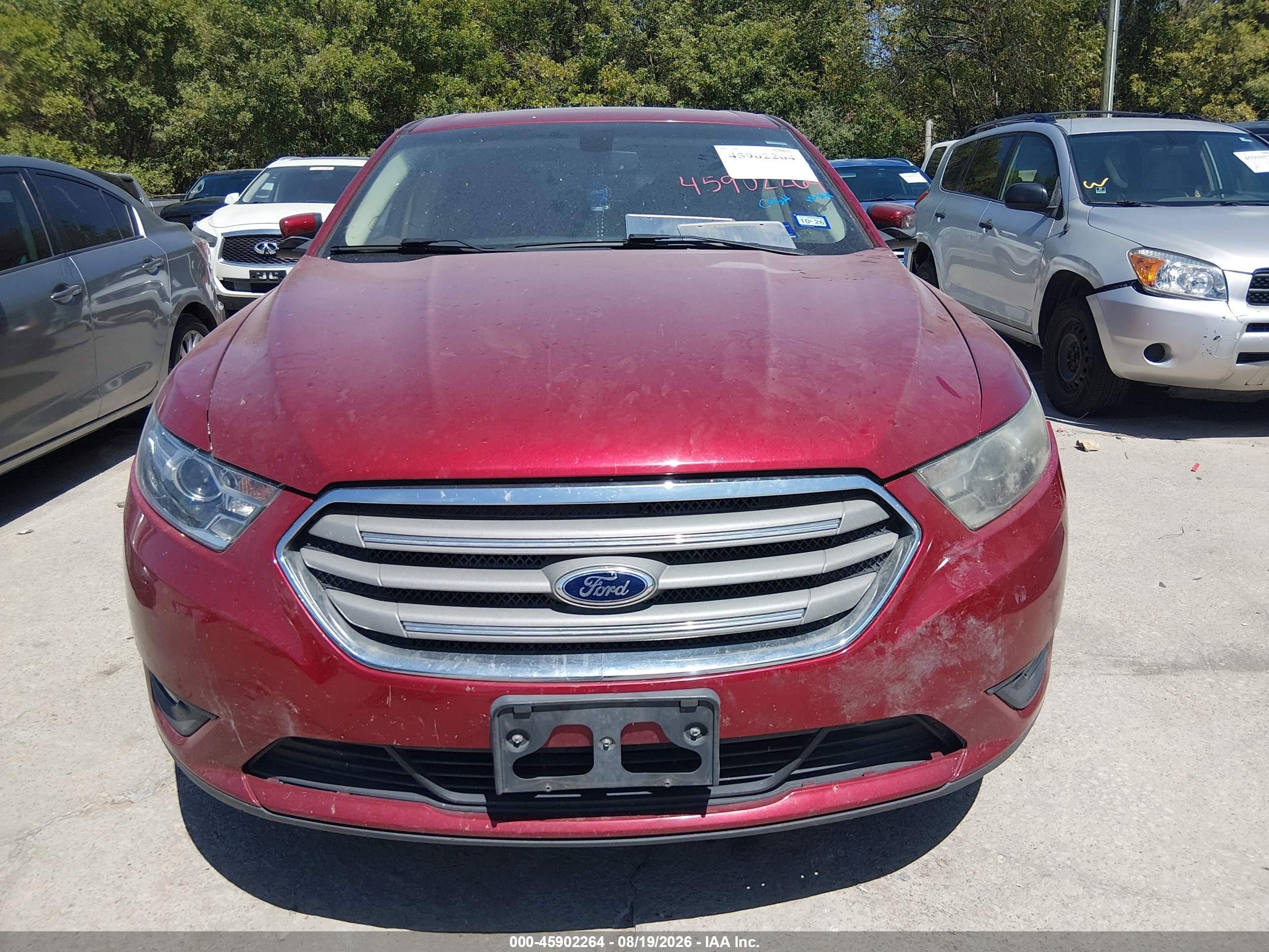 2015 Ford Taurus Sel Red vin: 1FAHP2E86FG123168