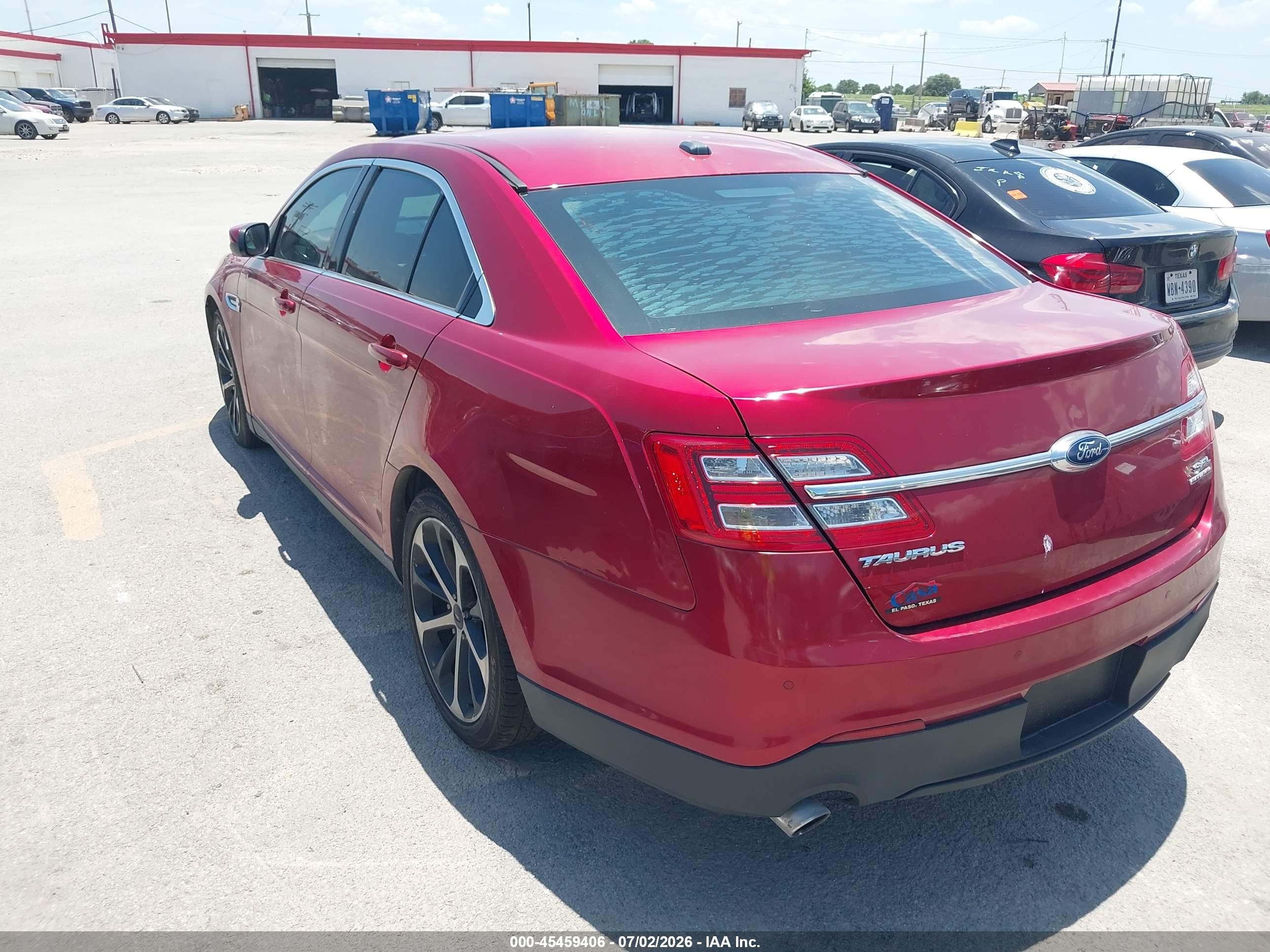 2015 Ford Taurus Sel Red vin: 1FAHP2E86FG192202
