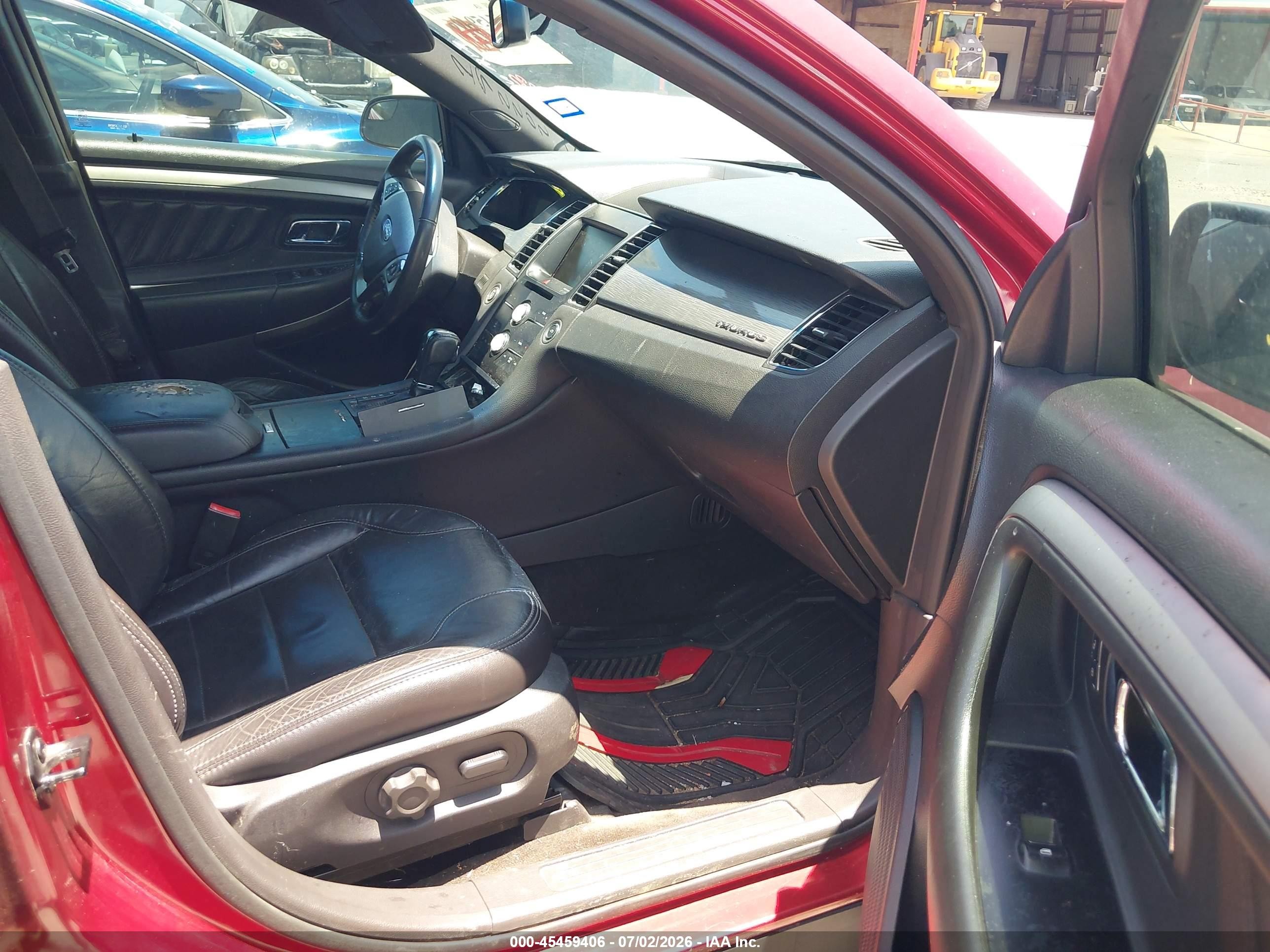 2015 Ford Taurus Sel Red vin: 1FAHP2E86FG192202