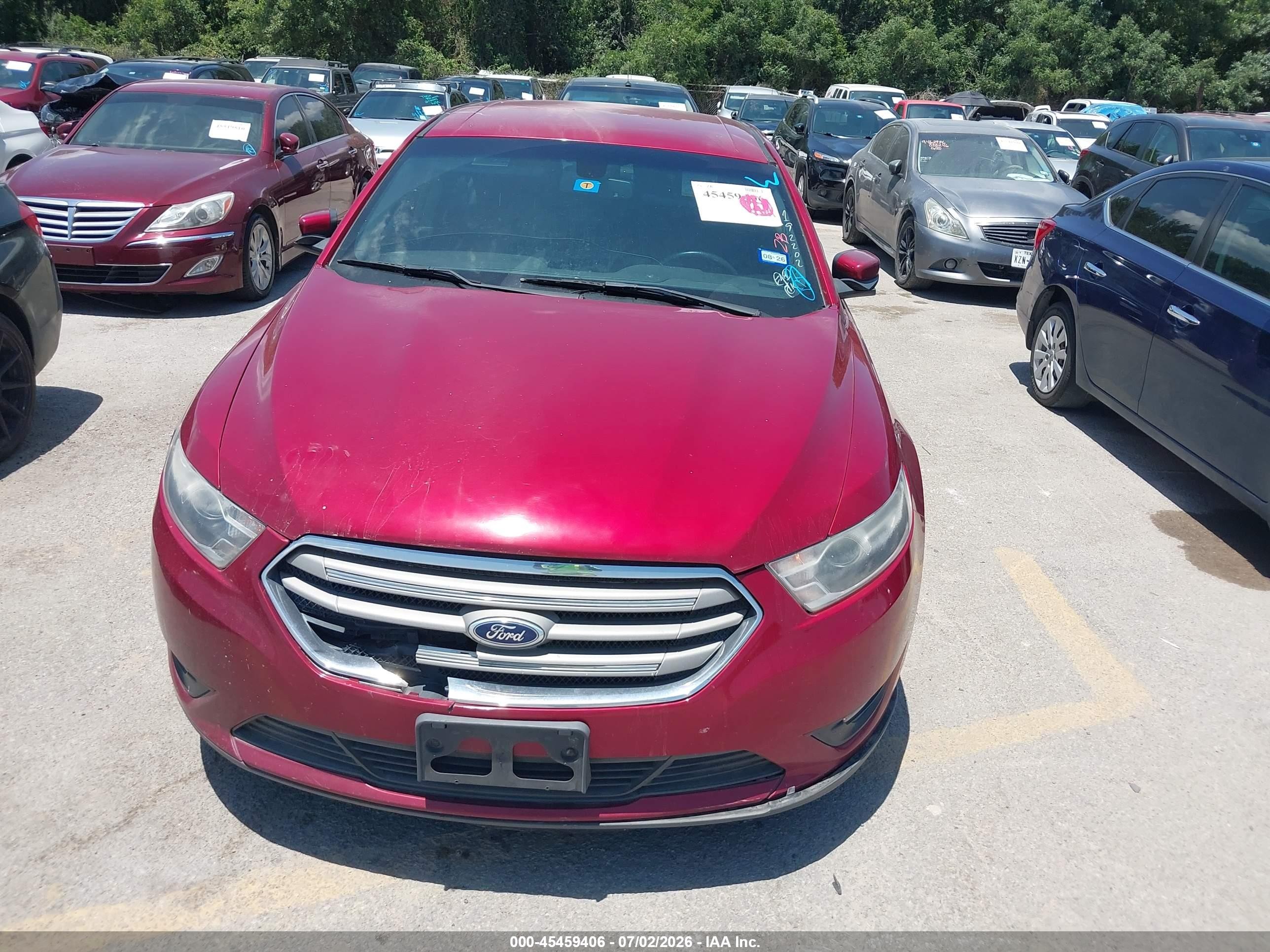 2015 Ford Taurus Sel Red vin: 1FAHP2E86FG192202