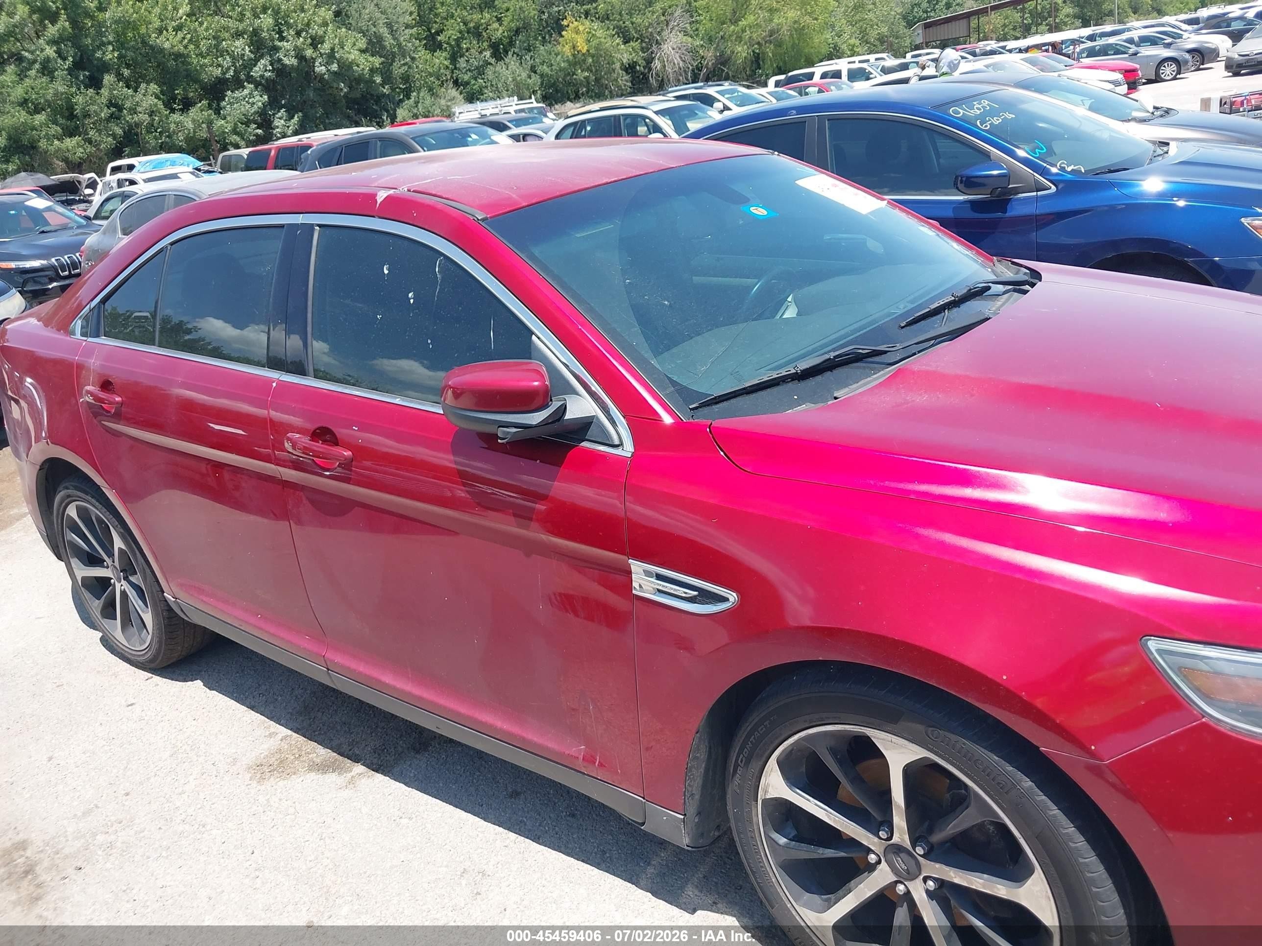 2015 Ford Taurus Sel Red vin: 1FAHP2E86FG192202