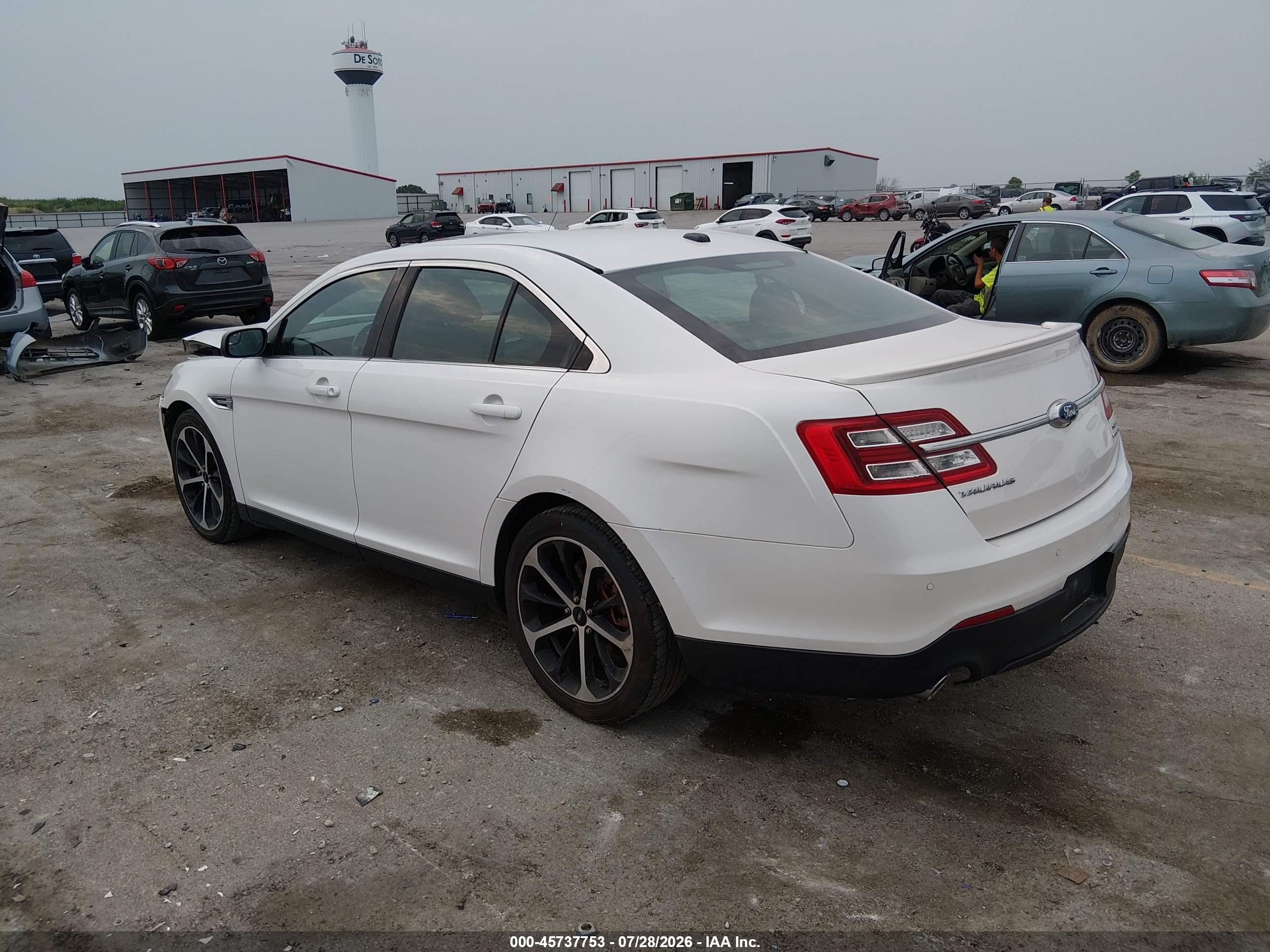 2015 Ford Taurus Sel White vin: 1FAHP2E86FG203361
